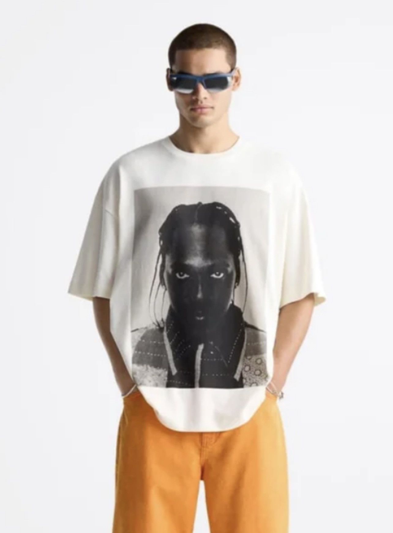 Pusha T Rare PUSHA T X ZARA King Of The Ovenware Loose Rap Tee Size US L / EU 52-54 / 3 - 1 Thumbnail