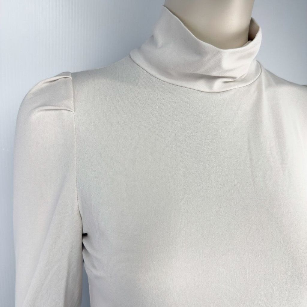 Other IRIS SETLAKWE Cream Fronced Shoulders Minimalist Top Size S Size XS / US 0-2 / IT 36-38 - 4 Thumbnail