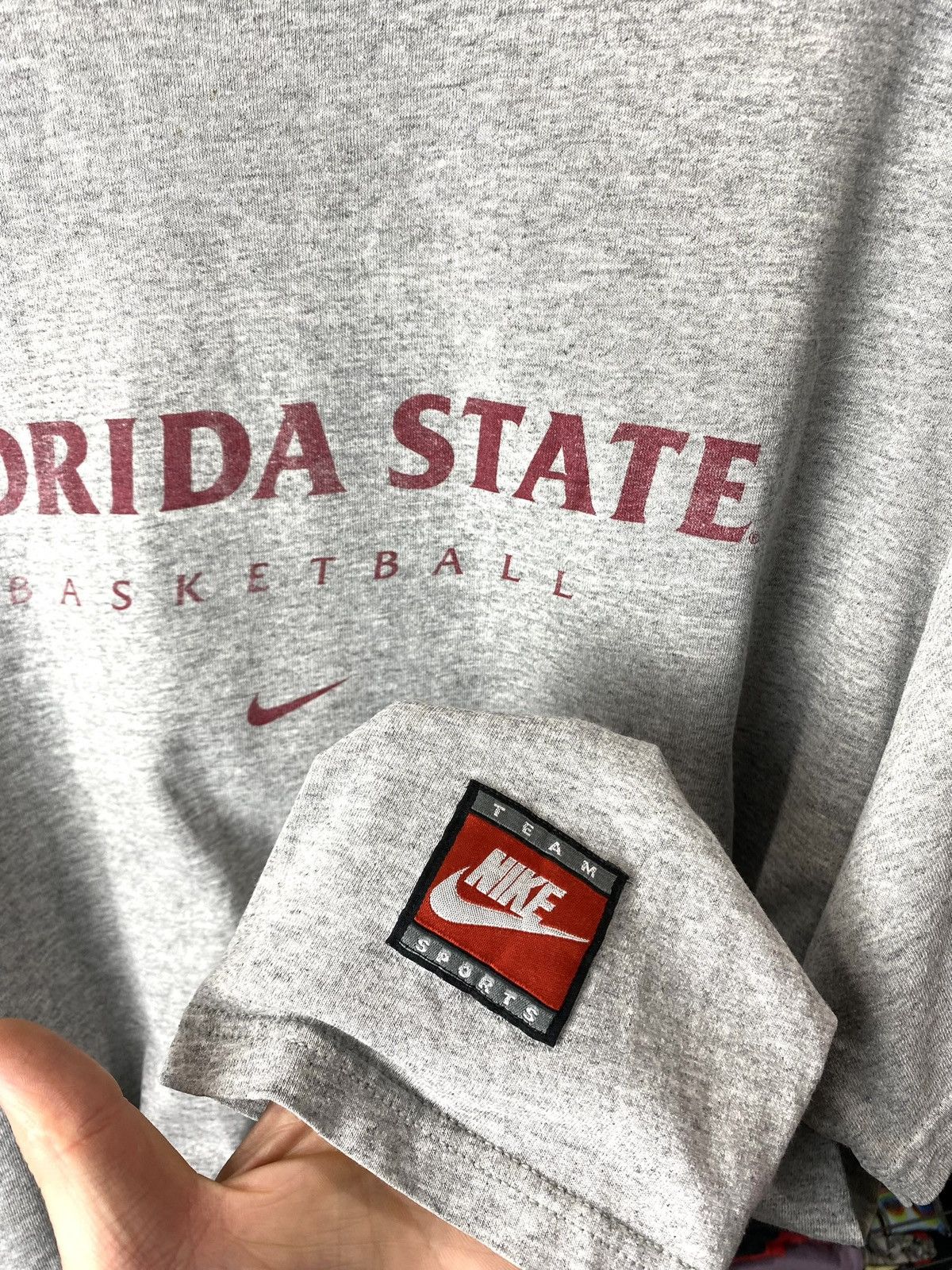Nike 90’s Vintage Nike Florida State T Shirt Center Logo NBA Size US L / EU 52-54 / 3 - 7 Thumbnail