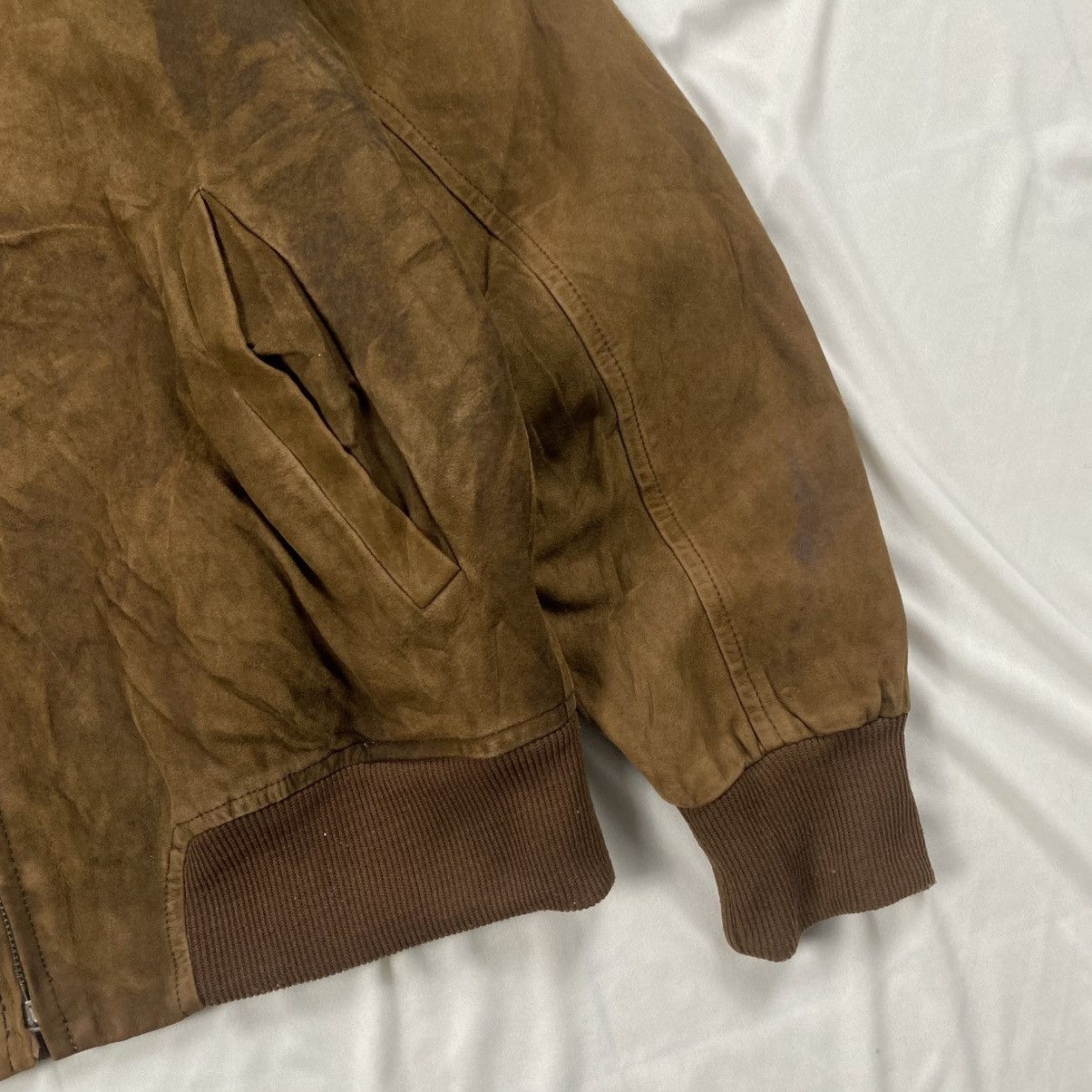 Japanese Brand Vintage 90s General Japan Suede Jacket Size US S / EU 44-46 / 1 - 2 Thumbnail
