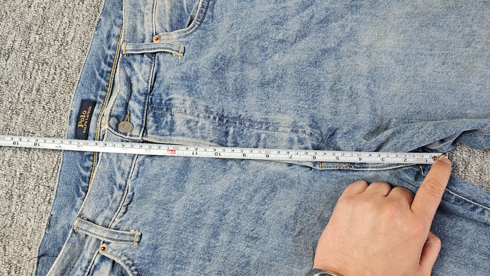 Polo Ralph Lauren Vintage 90s Polo Ralph Lauren Acid Wash Jeans High Rise W40 Size US 40 / EU 56 - 14 Thumbnail