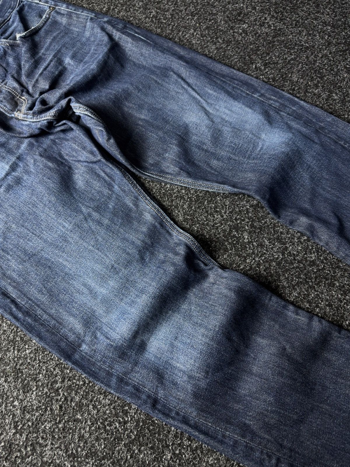 G-Star 00s Y2K G-Star RAW 3301 Straight Jeans Vintage Wash Size US 35 - 5 Thumbnail