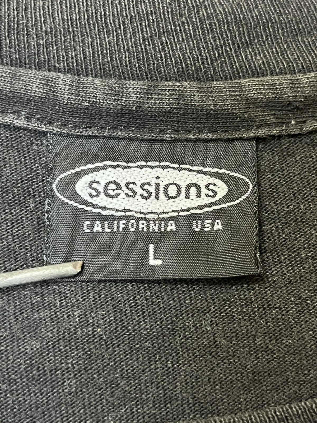 Sessions VINTAGE SKATEGANG 90s SESSIONS SKATEBOARD TEE SHIRT Size US L / EU 52-54 / 3 - 9 Thumbnail