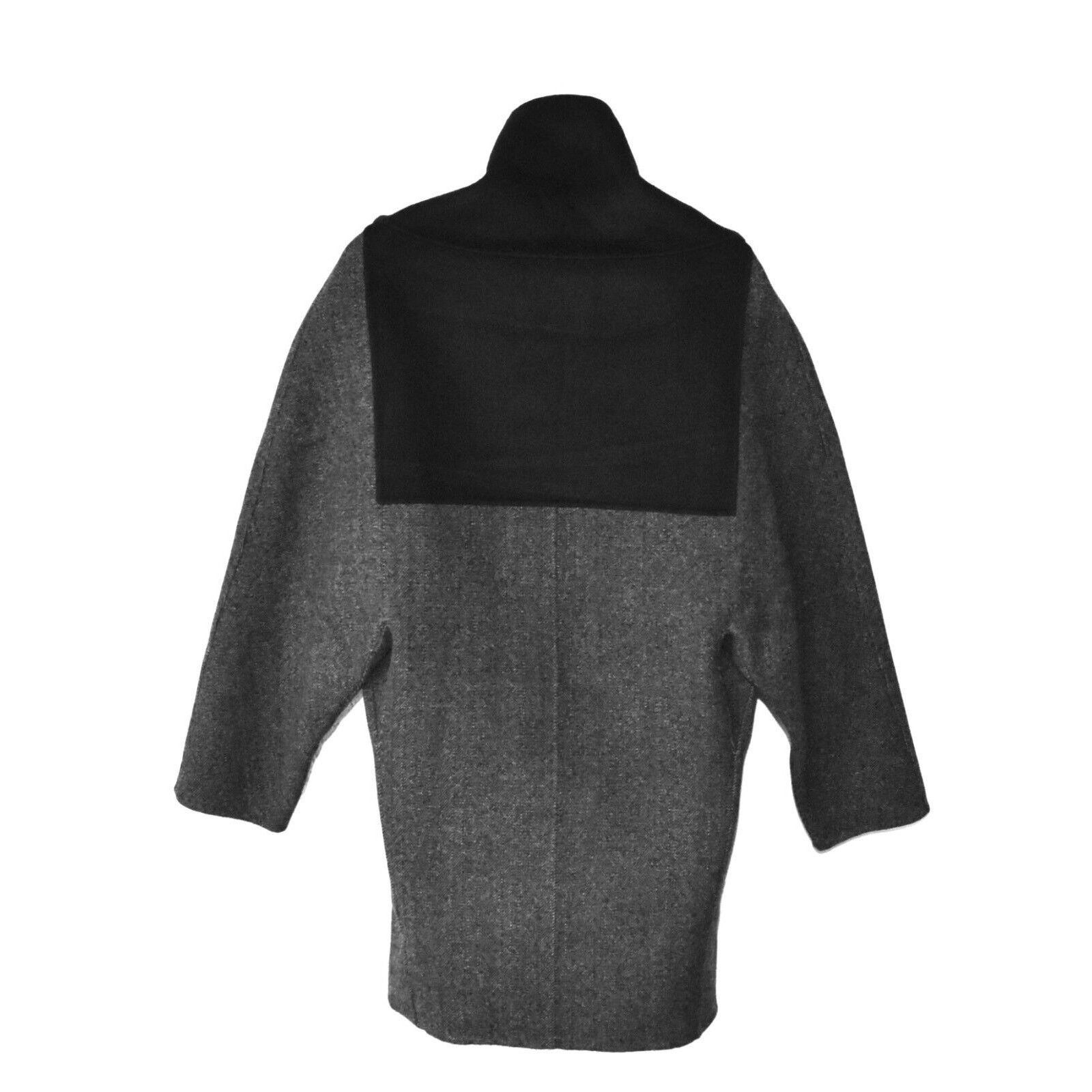 Acne Studios ACNE STUDIOS Grey Chevron Wool Cashmere Funnel Jacket Sz 32 Size XXS / US 00 / IT 34 - 3 Thumbnail