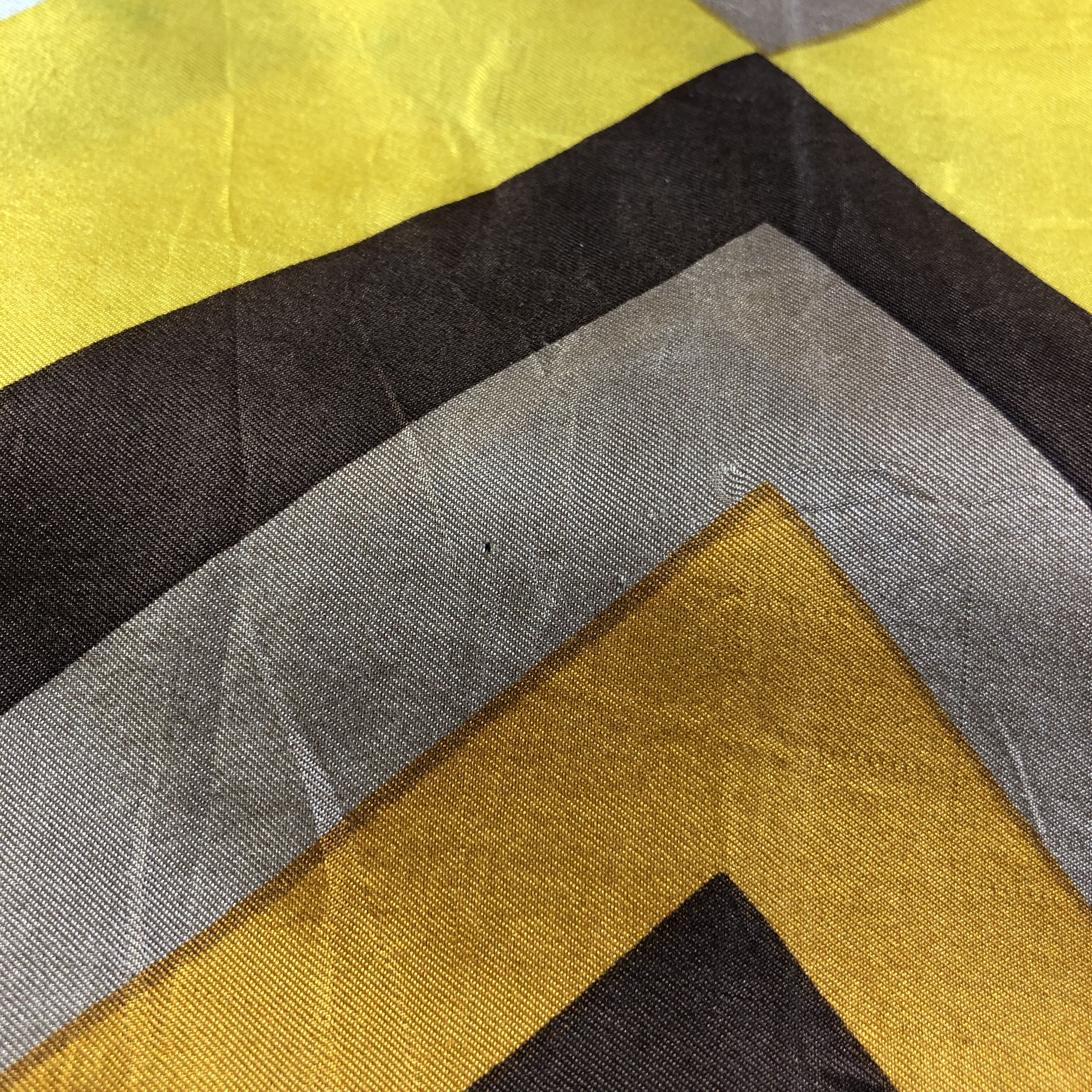Vintage Roland Munnier Abstract Hand Rolled Silk Scarf M984 Size ONE SIZE - 10 Thumbnail