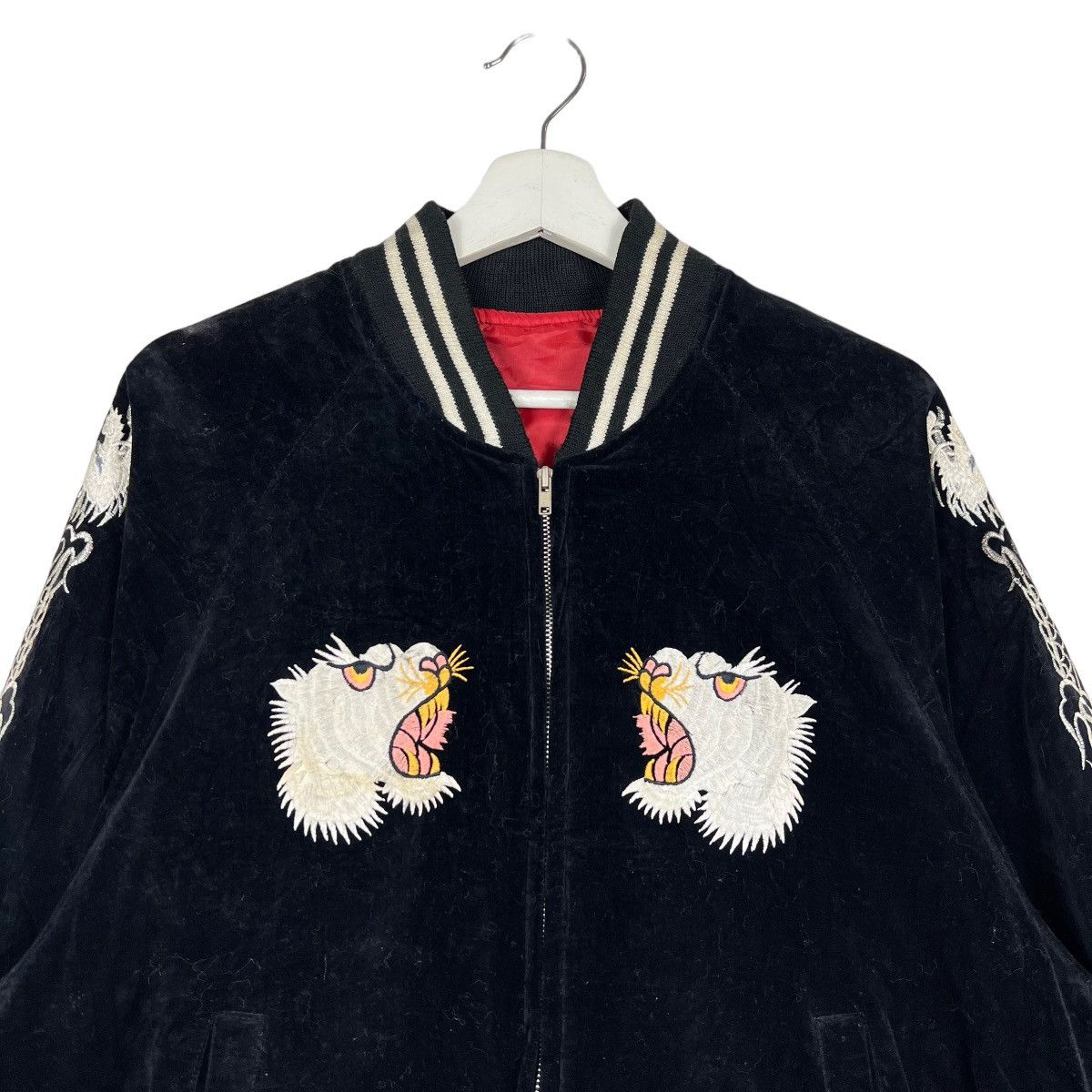 Japanese Brand 🔥 VINTAGE 60s SUKAJAN DRAGON EMBROIDERY VELVET Size US M / EU 48-50 / 2 - 4 Thumbnail