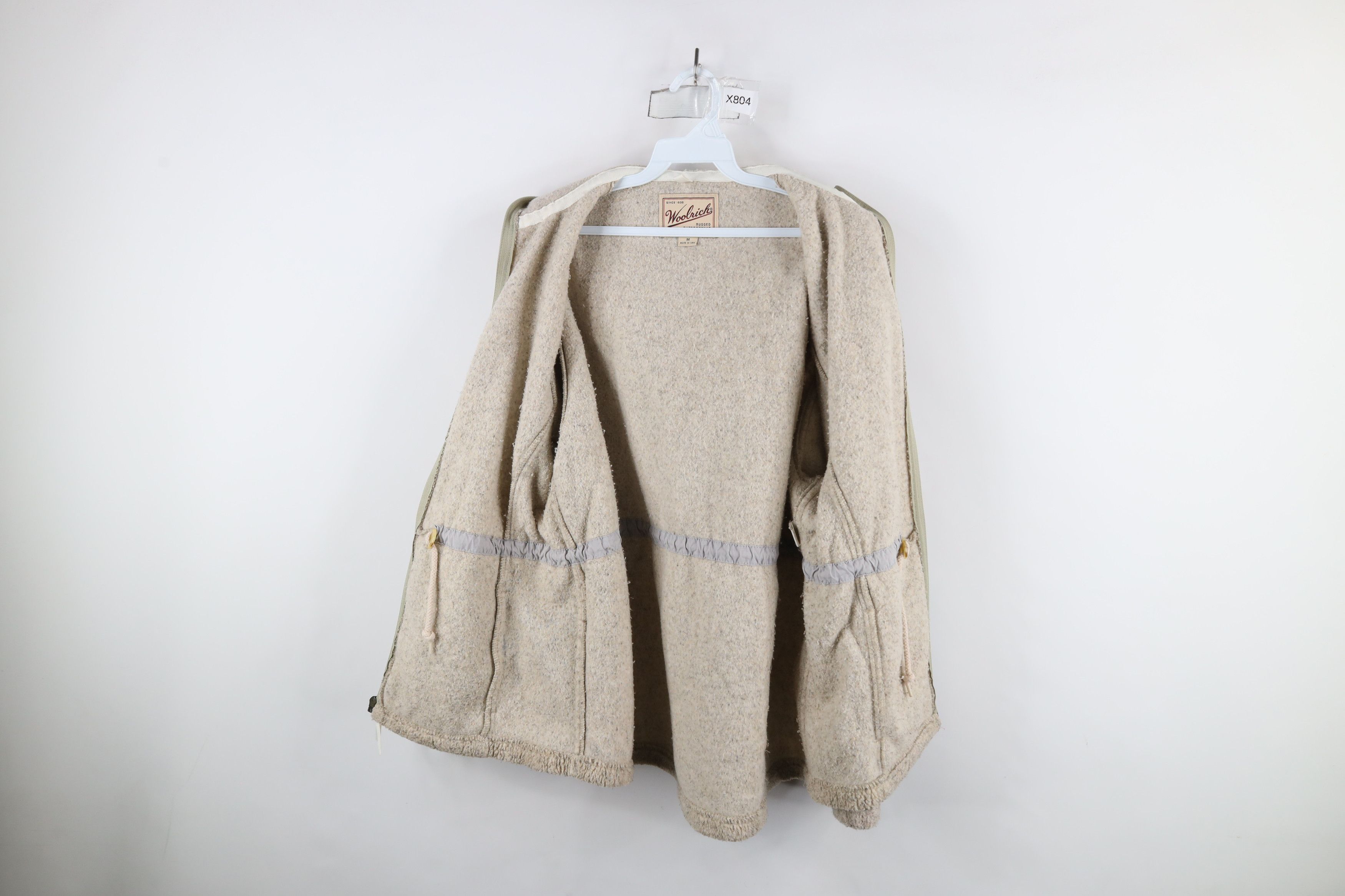 Vintage × Woolrich Woolen Mills Vintage 90s Woolrich Womens Full Zip Hooded Jacket USA Size M / US 6-8 / IT 42-44 - 7 Thumbnail