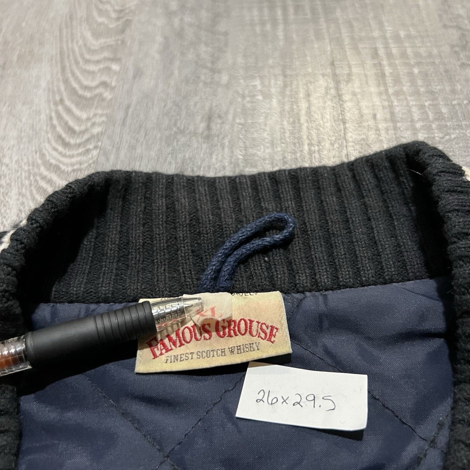 Other The Famous Grouse Scotland Rugby Black Wool Bomber Jacket Size US XL / EU 56 / 4 - 6 Thumbnail