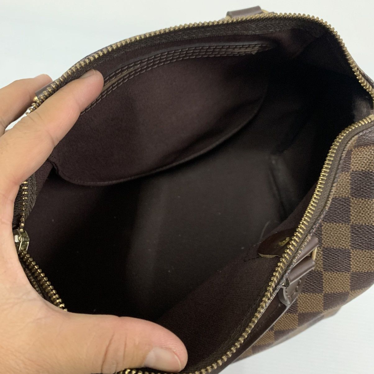 Louis Vuitton Authentic Louis Vuitton Speedy 30 Damier Ebene Size ONE SIZE - 9 Thumbnail