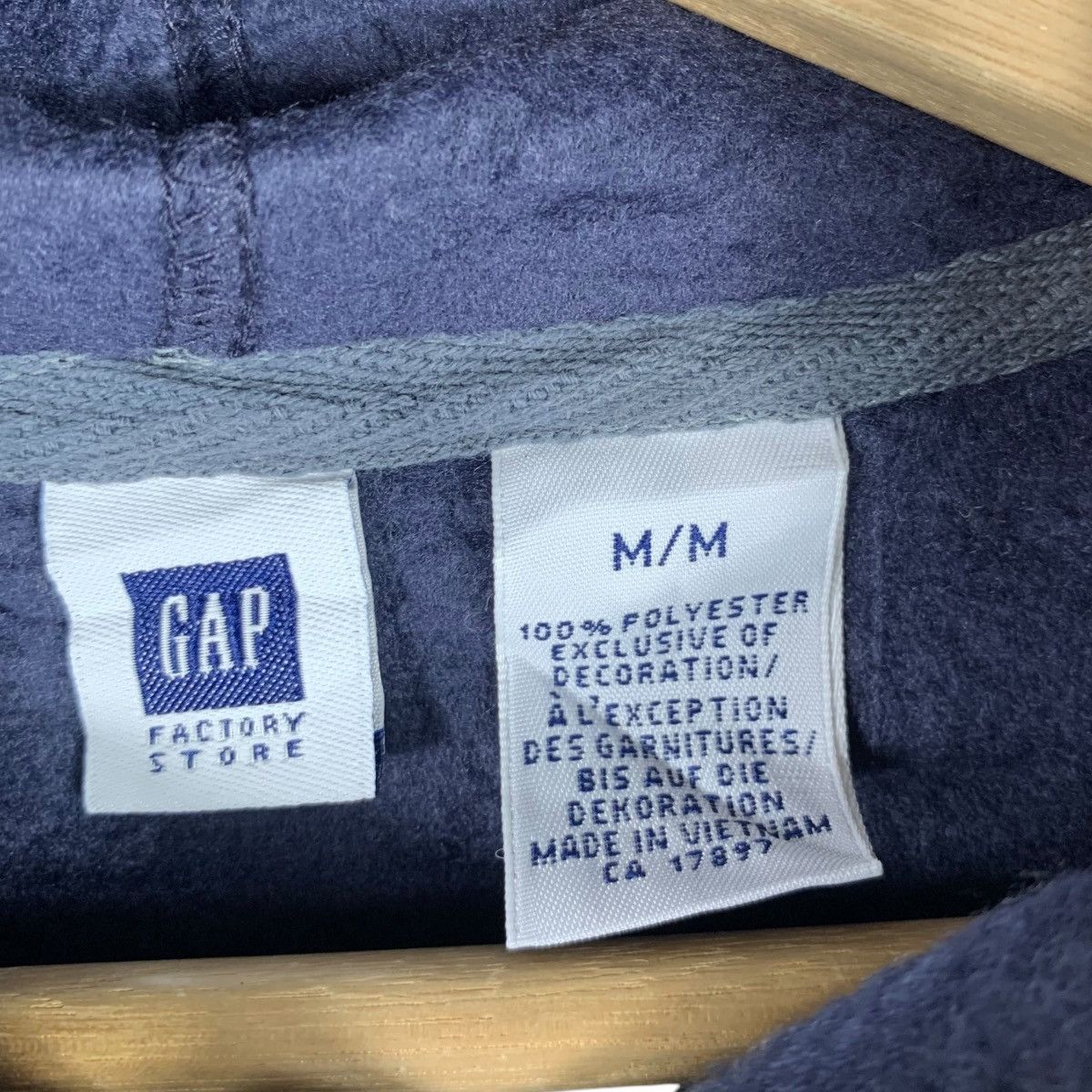 Gap GAP Athletic Sportswear Logo Fleece Hoodie Pullover Jumper Size US M / EU 48-50 / 2 - 6 Thumbnail