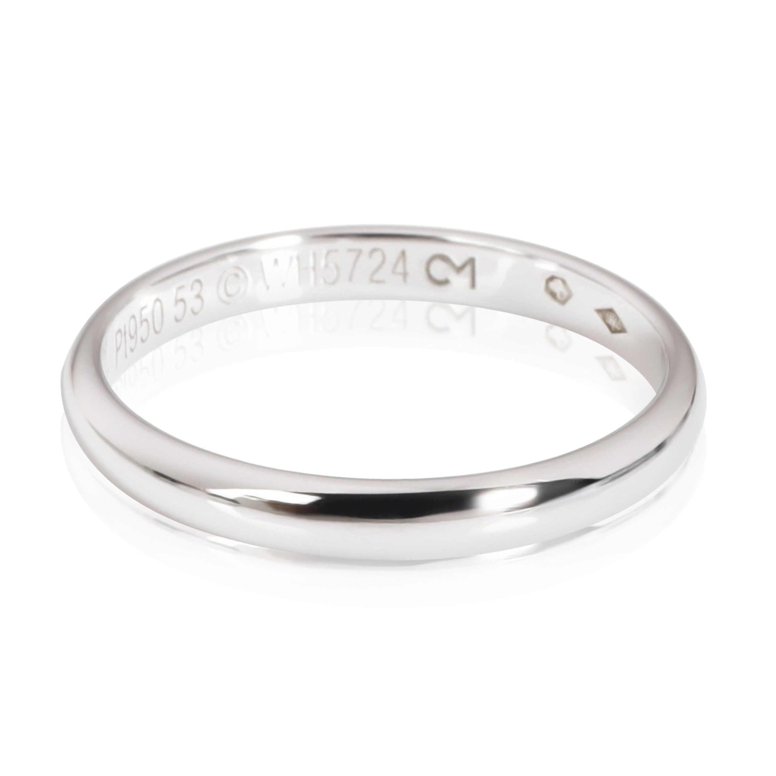 image of Cartier 1895 Band In 950 Platinum, Women's