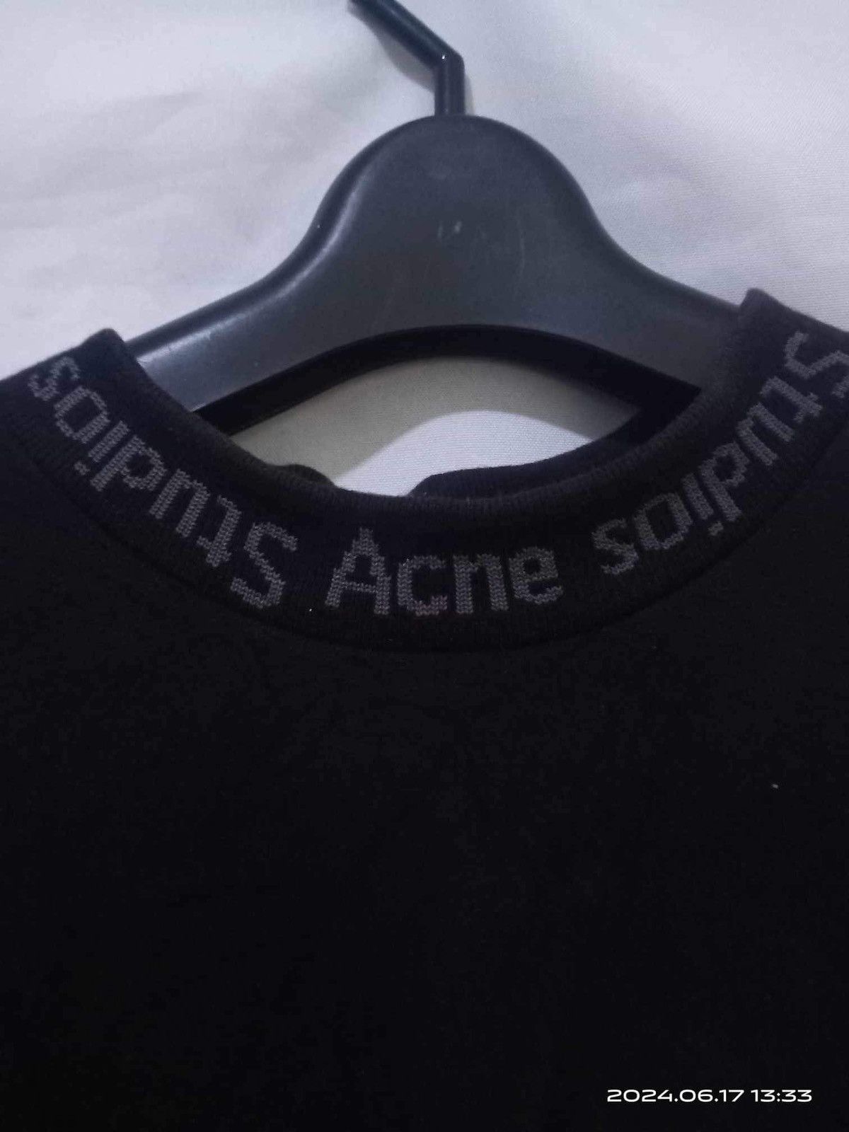 Acne Studios ACNE STUDIOS NAVID LOGO MOCK NECK Size US M / EU 48-50 / 2 - 2 Thumbnail