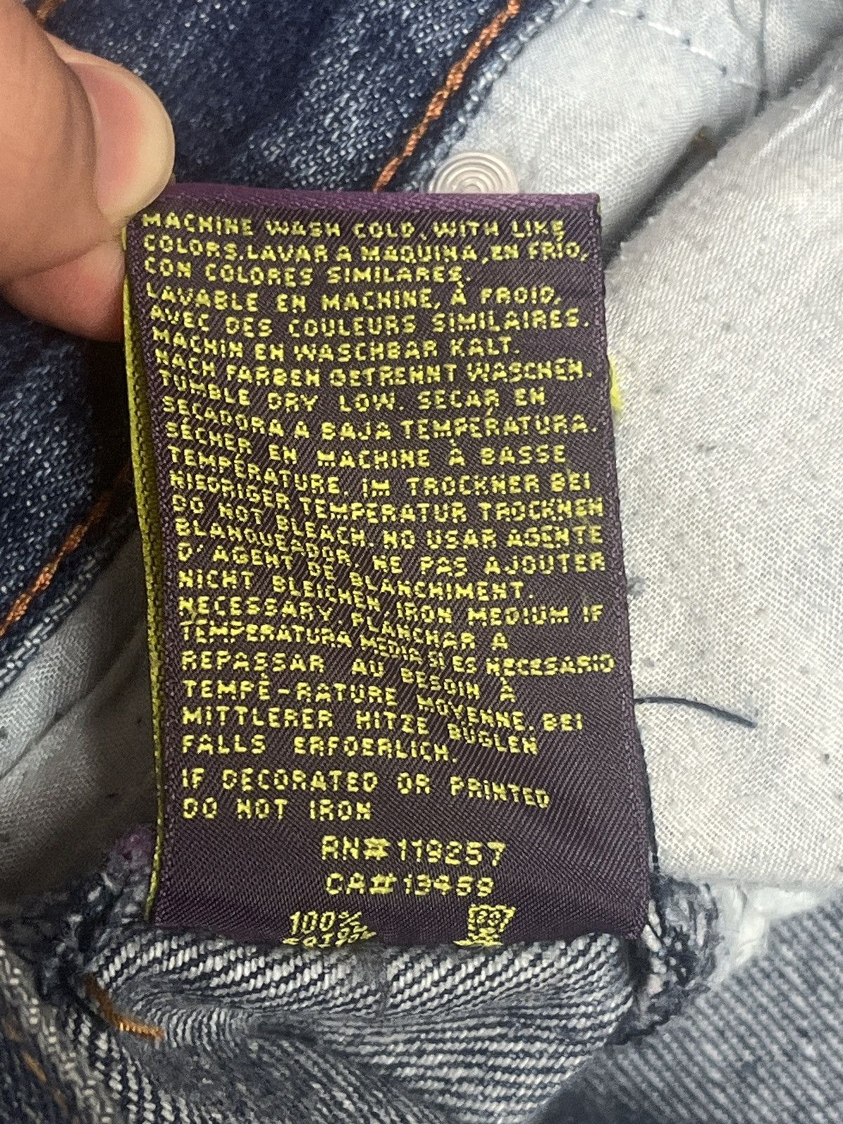 Christian Audigier × Ed Hardy × True Religion Christian Audigier Triple Skull Denim Size US 32 / EU 48 - 7 Thumbnail
