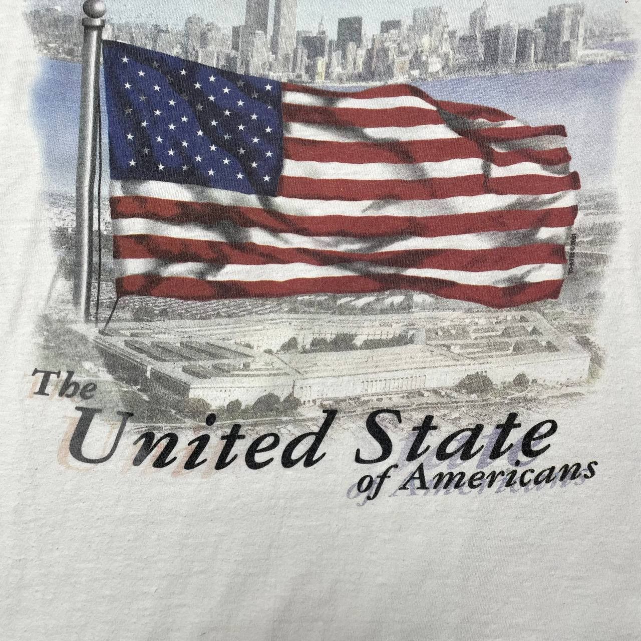 Vintage Vintage Memorial September 11th 2001 Twin Towers USA T Shirt Size US M / EU 48-50 / 2 - 15 Thumbnail