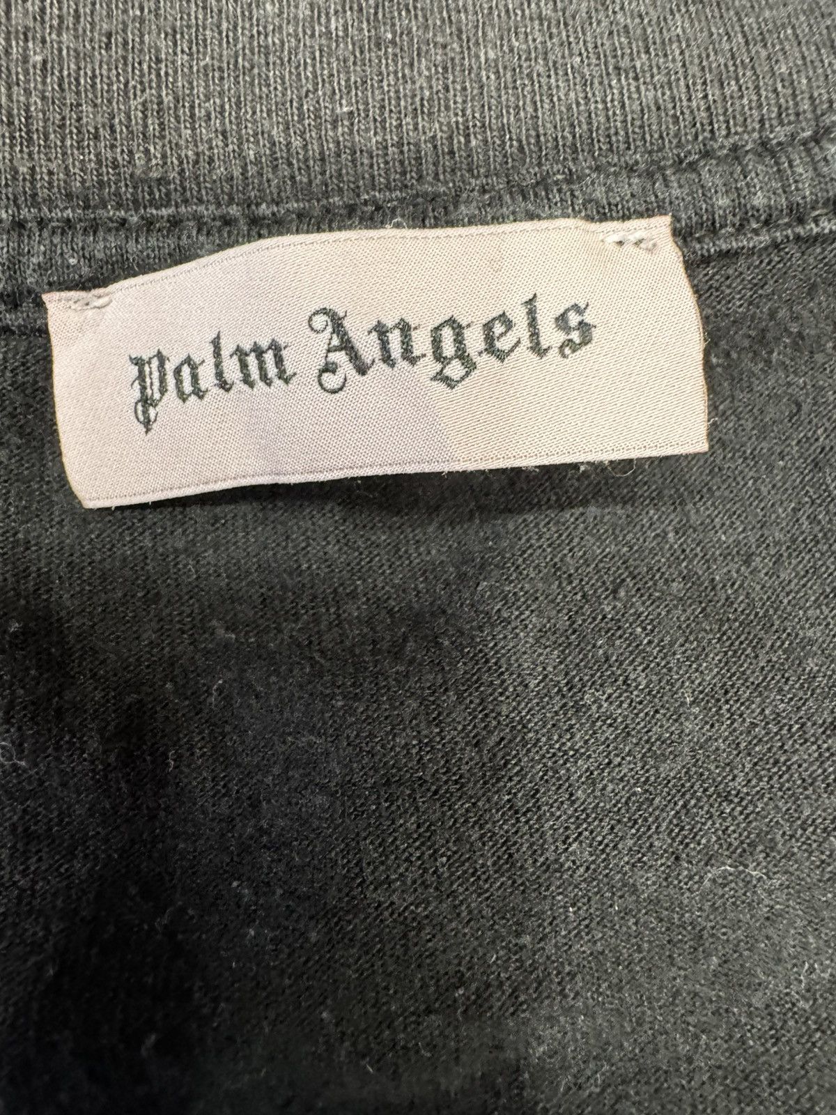 Palm Angels Palm Angels Mental Health Black Tee Red Print Size L Size US L / EU 52-54 / 3 - 5 Thumbnail
