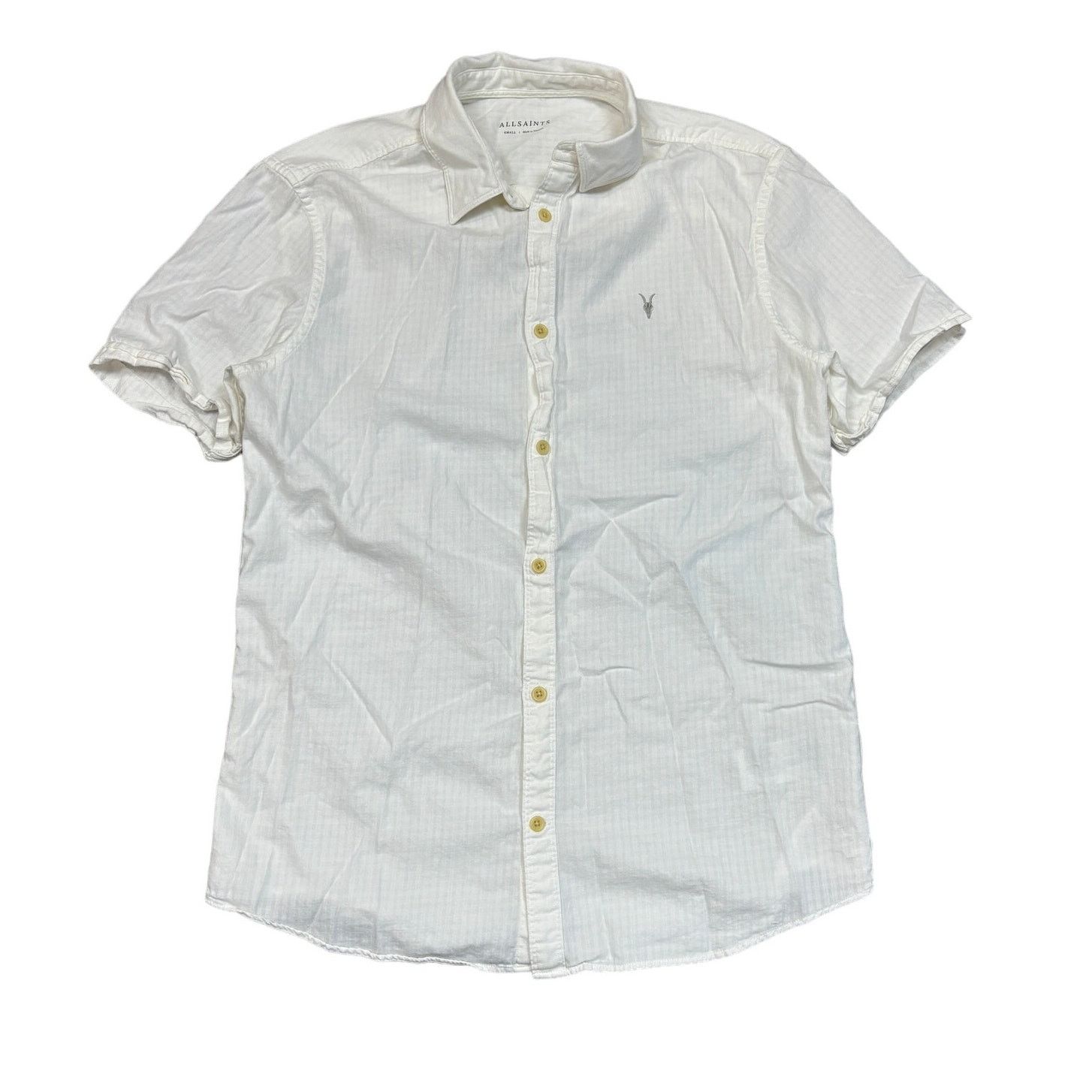 Allsaints Allsaints Sanborn Short Sleeve Button Up Shirt Men's Small Size US S / EU 44-46 / 1 - 1 Thumbnail