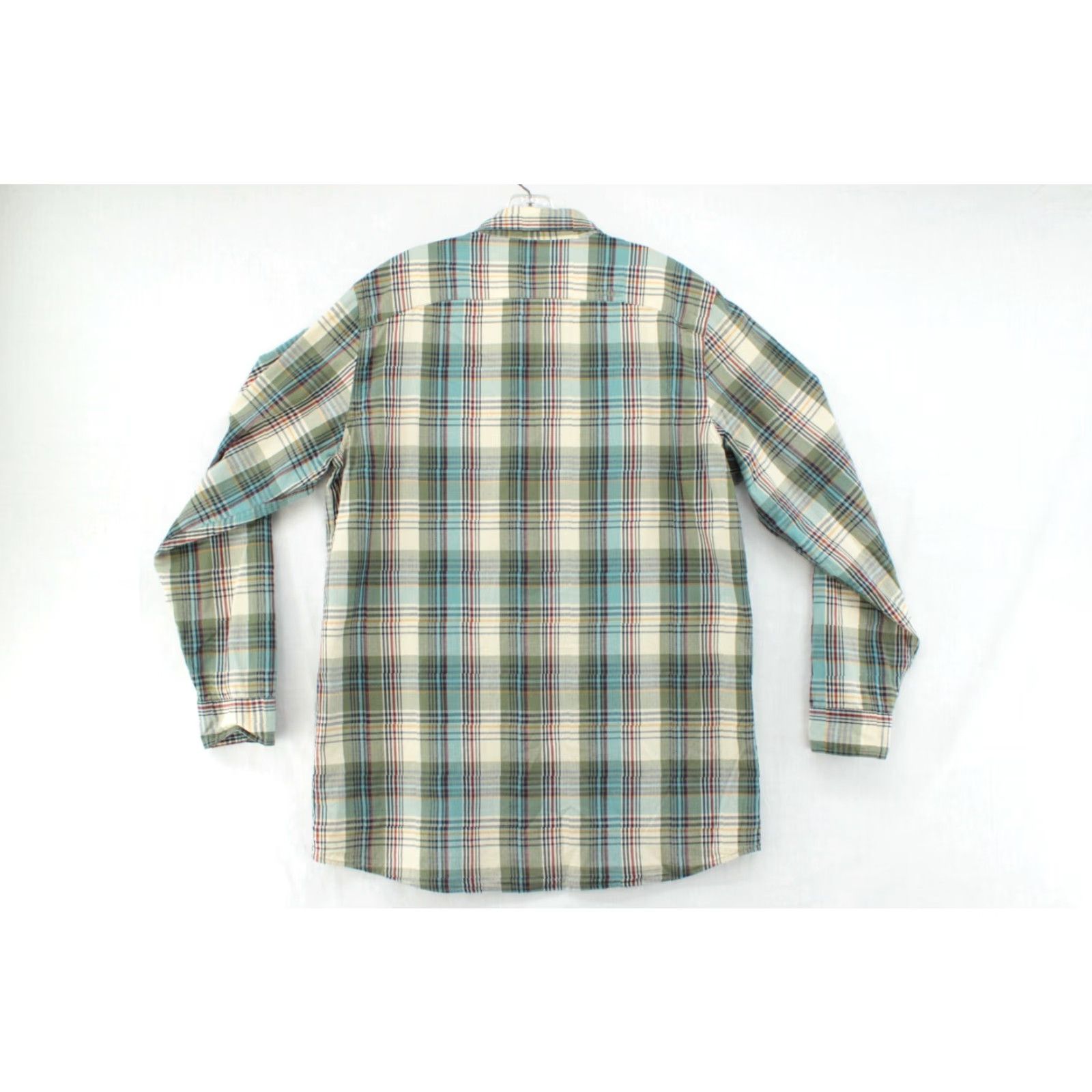 ASCENO VINTAGE Ascend Shirt Men's Large Tall Green Plaid Button-Up Cabincore Outdoors Bass Pro Size US L / EU 52-54 / 3 - 4 Thumbnail