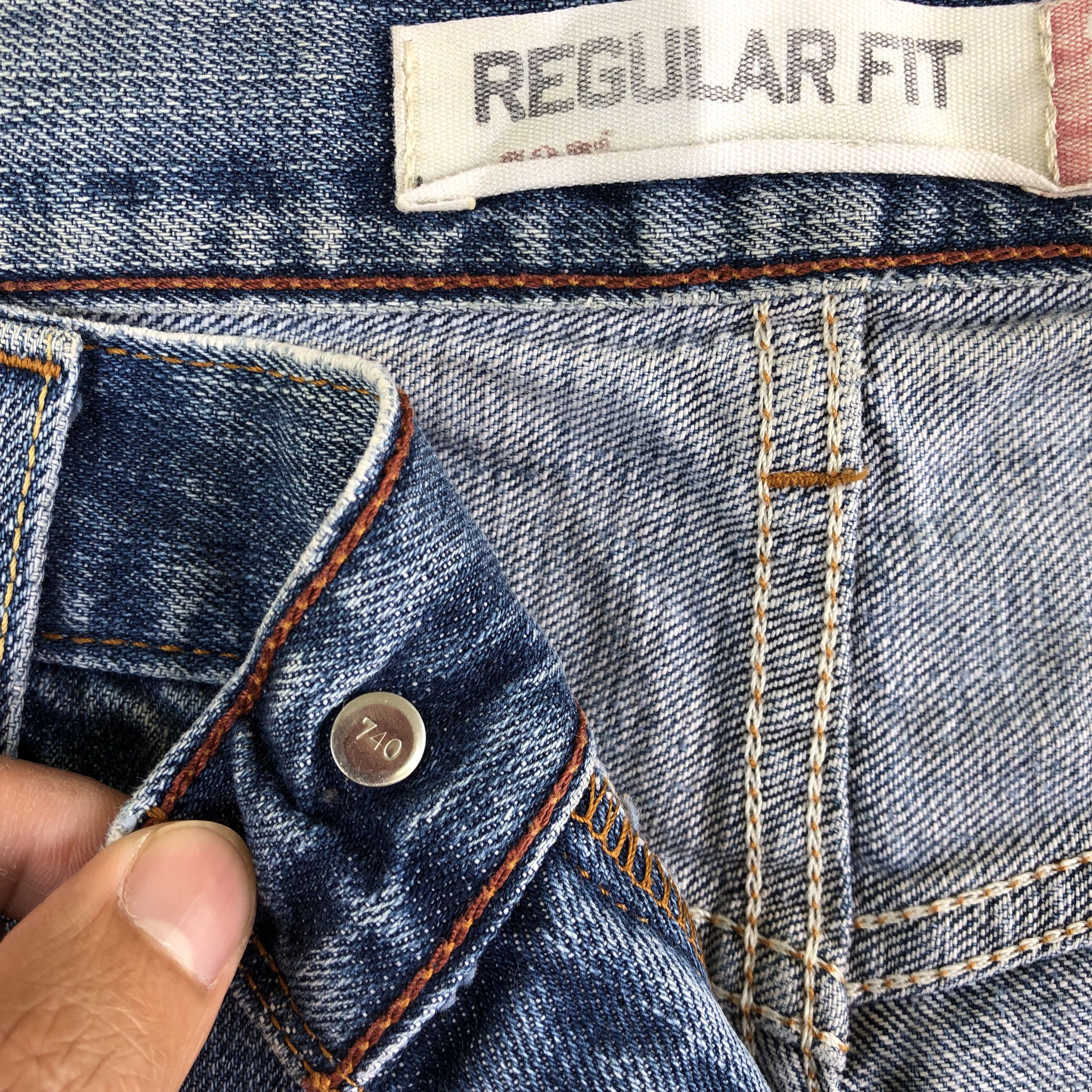 Levi's Vintage Levis 505 Jeans Distressed Levi's 505 Faded Denim Size US 36 / EU 52 - 8 Thumbnail