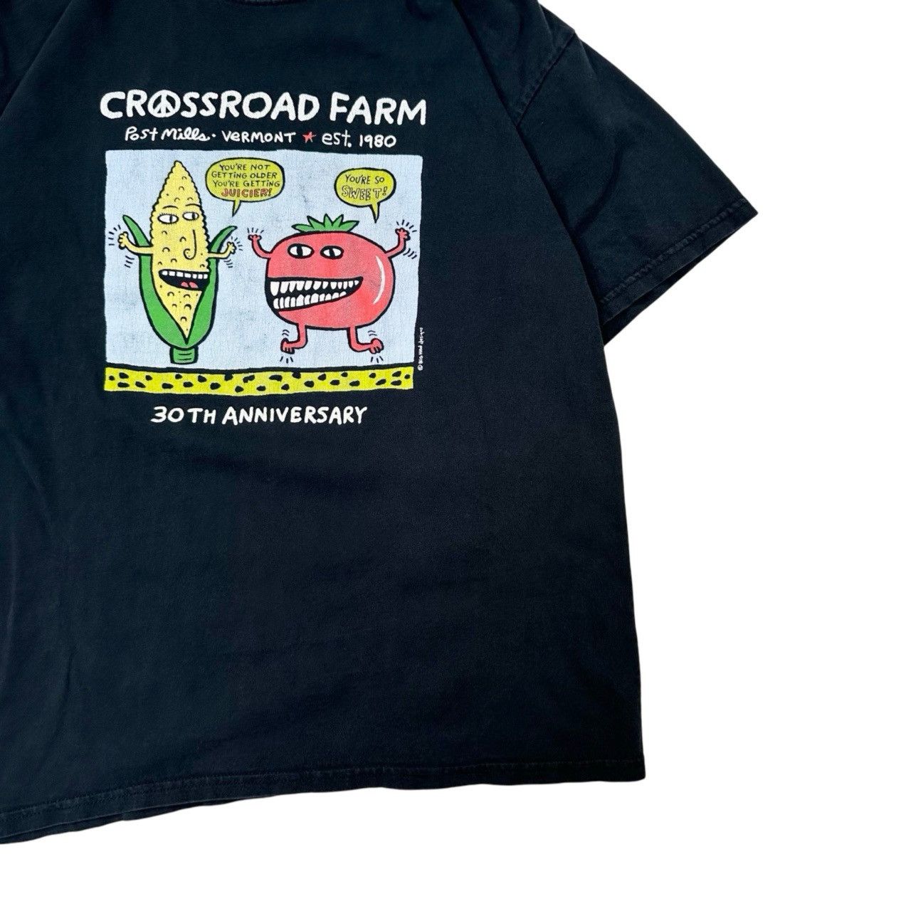 Vintage Vintage 00s Crossroads Farm Eat Local Parody Big Heads Size US L / EU 52-54 / 3 - 3 Thumbnail