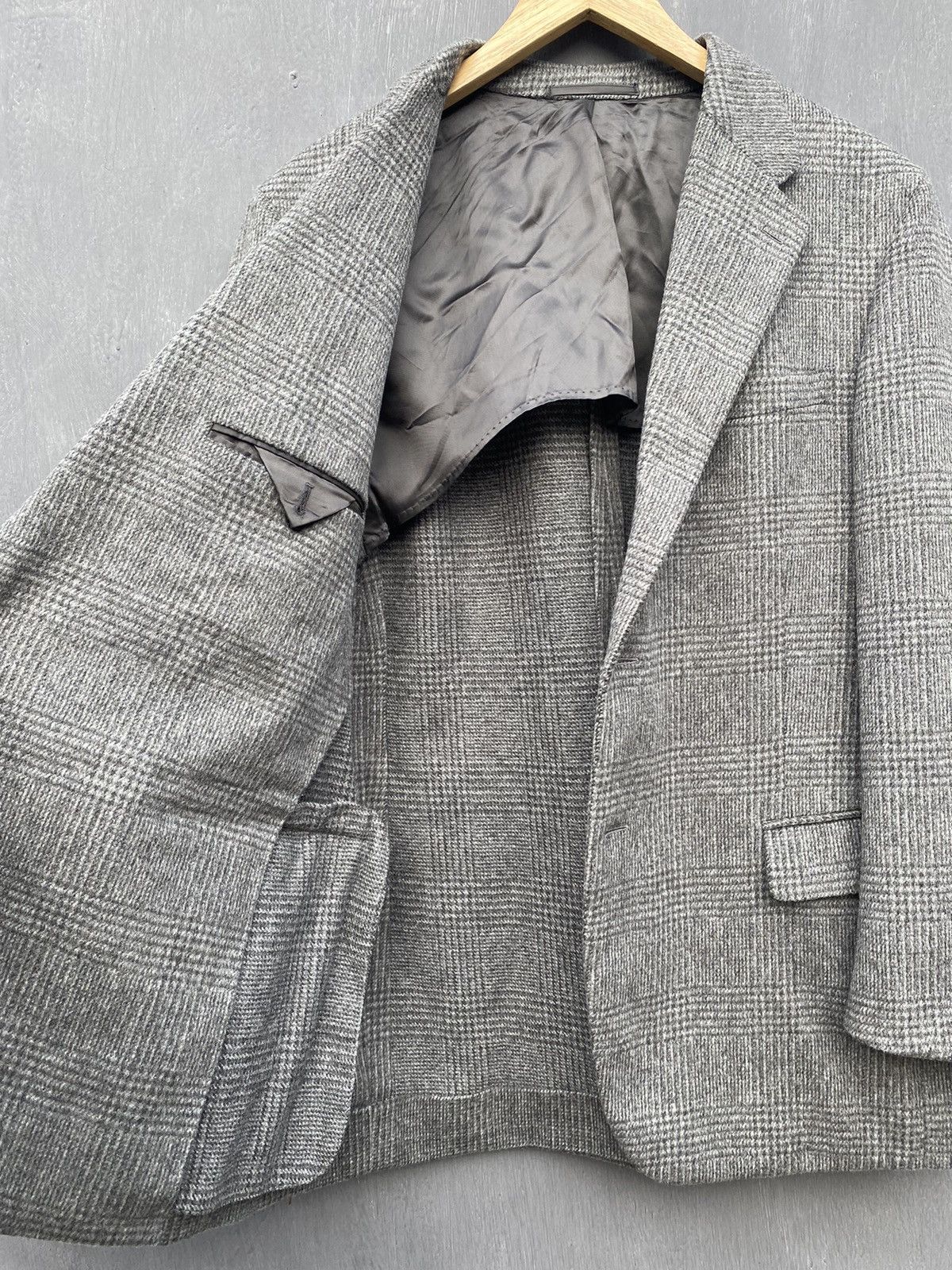 Prada Prada Wool / Alpaca Plaid blazer jacket size 54 R Size 54R - 4 Thumbnail