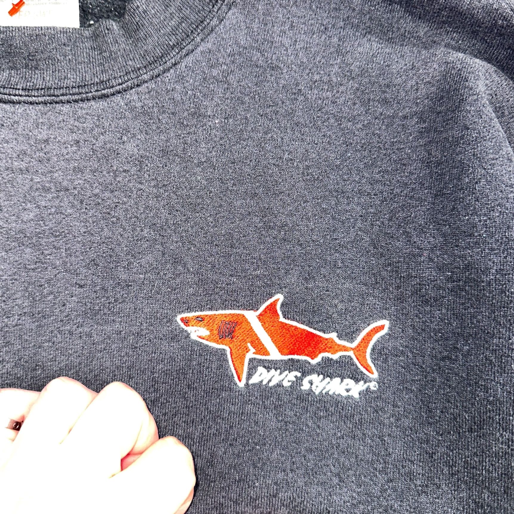 Vintage VINTAGE Oneita Sweatshirt Men XL Black Ocean Logo 90s College Sports Crewneck Pullover Size US XL / EU 56 / 4 - 3 Thumbnail