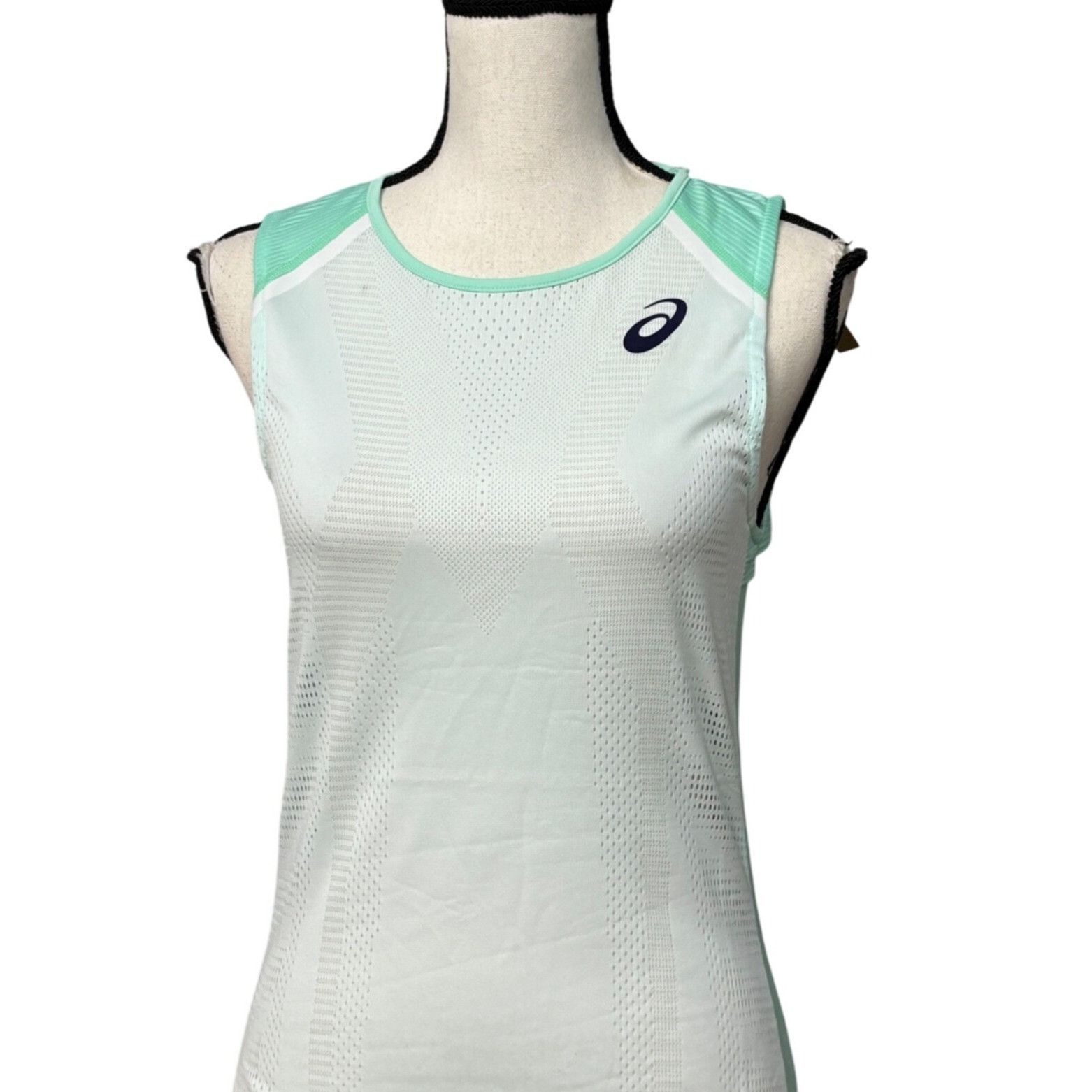 Asics ASICs Women’s Activebreeze Match Tank Top, Light Green, Sz. Size M / US 6-8 / IT 42-44 - 3 Thumbnail