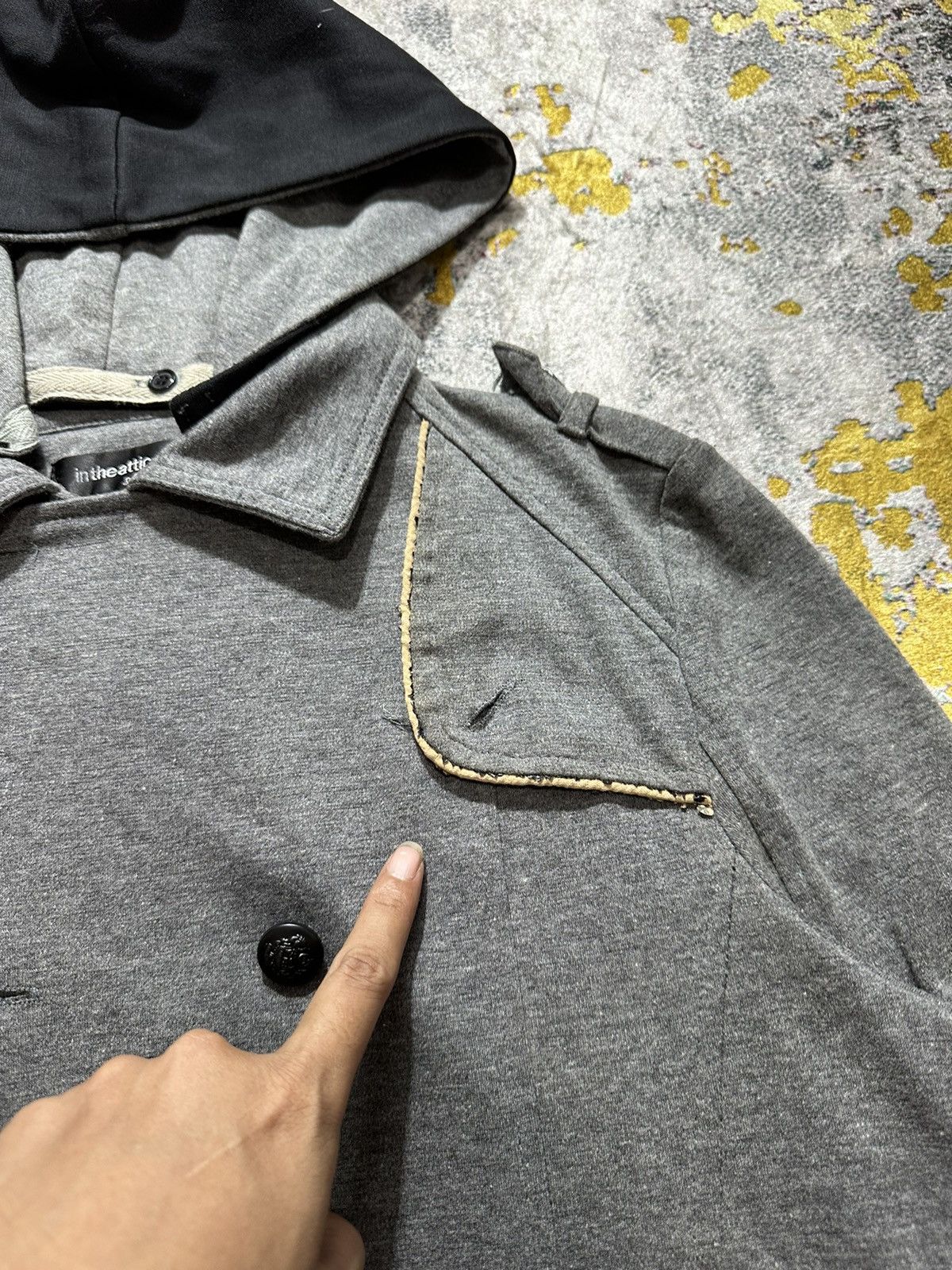 In The Attic ASSYMETRICAL IN THE ATTIC ZIP JACKET HOODIE IFSIX LGB STYLE Size US M / EU 48-50 / 2 - 8 Thumbnail