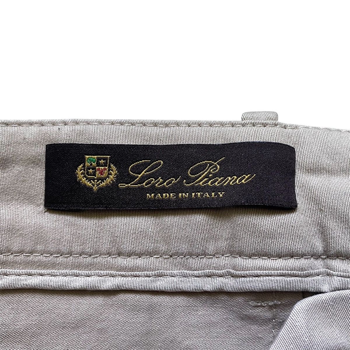 Loro Piana Women’s Loro Piana Beige Cotton Chino Pants Trousers Luxury Size 28" / US 6 / IT 42 - 17 Thumbnail