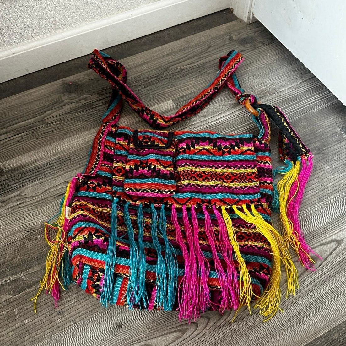 Vintage tejidos caymi hippie satchel bag Size ONE SIZE - 1 Thumbnail