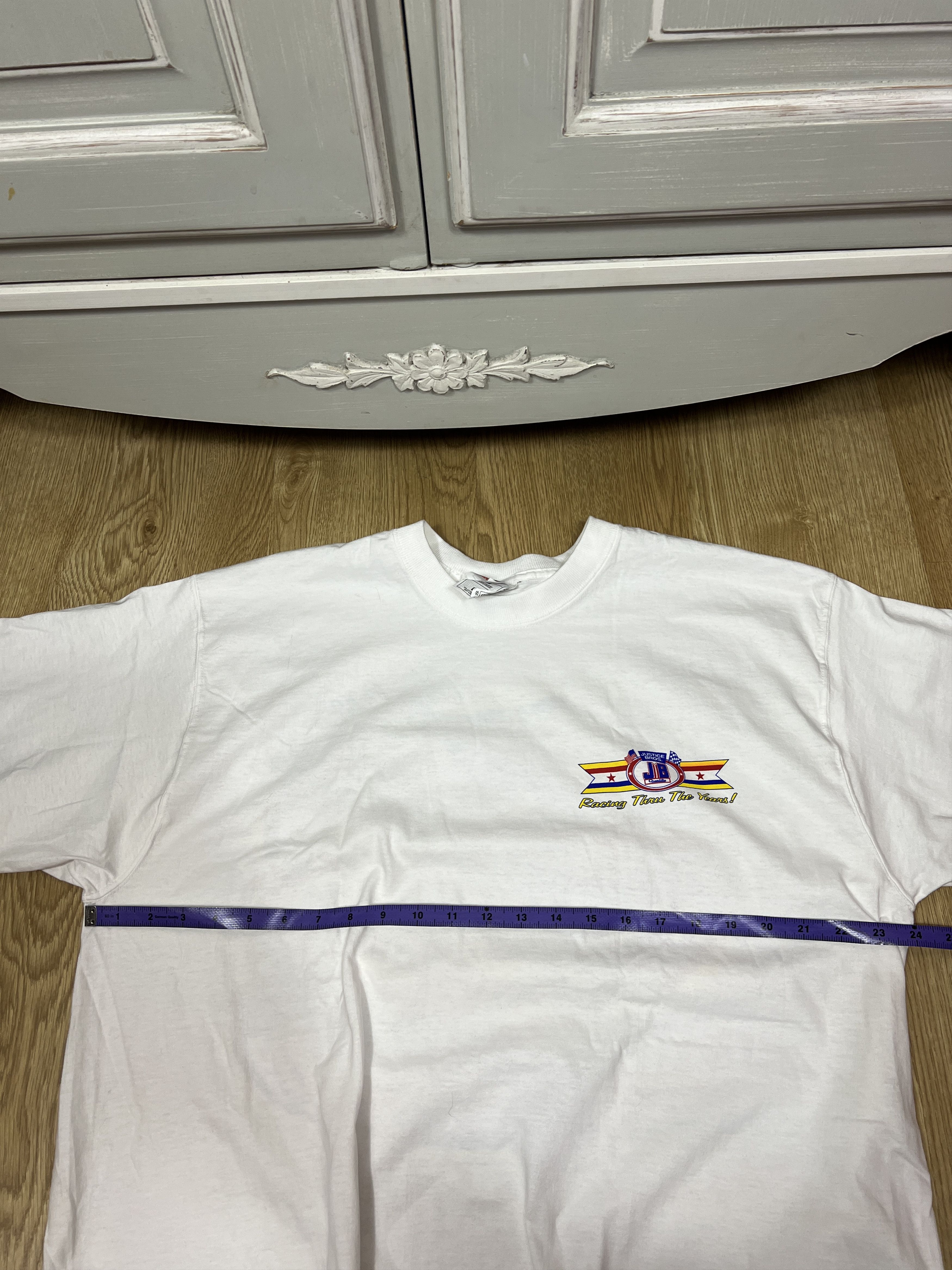 Other VINTAGE RACING JUSTICE BROTHERS 90S T SHIRT Size US XL / EU 56 / 4 - 8 Thumbnail
