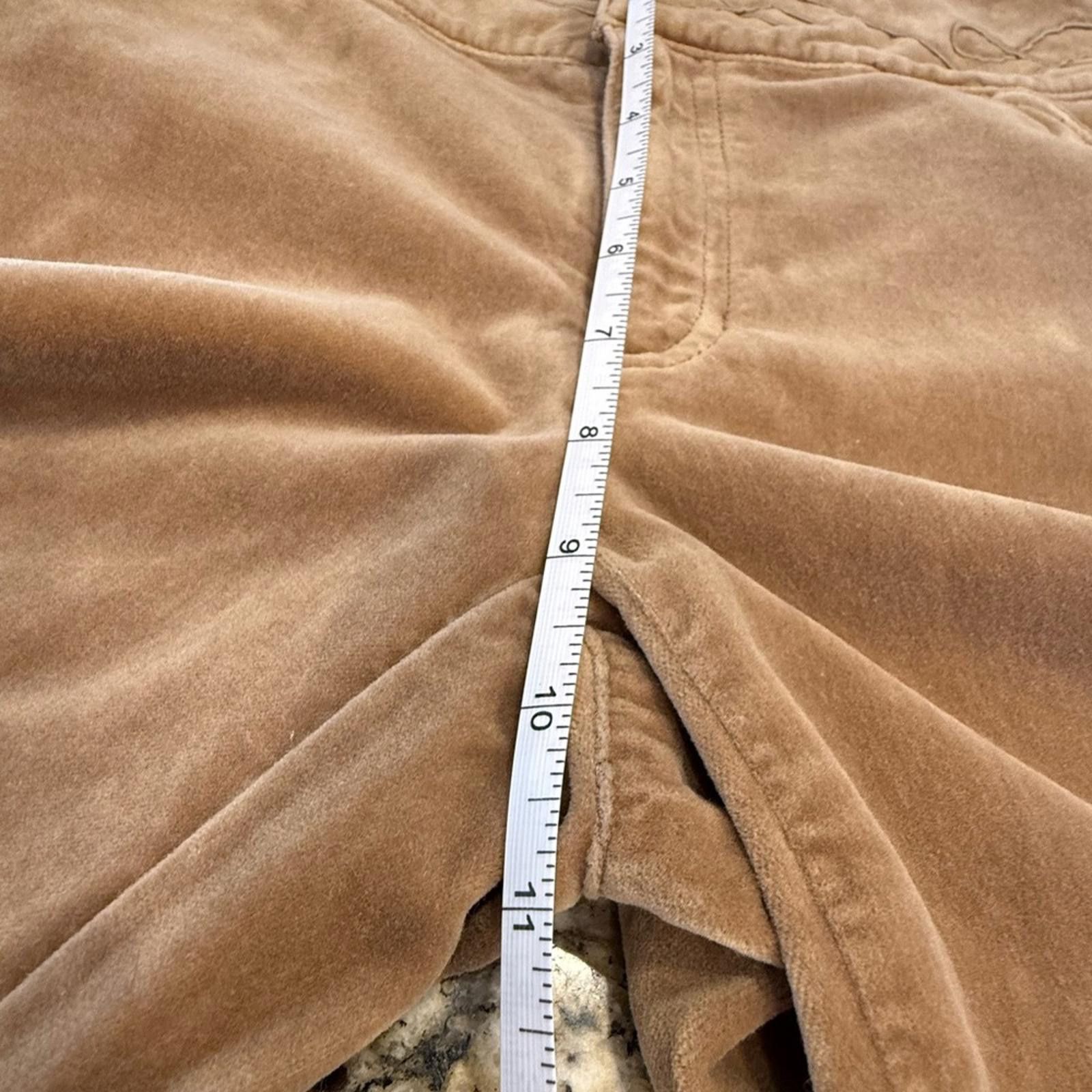 Other Liz Claiborne soft velvet brown embroidered western pants 8 Size 30" / US 8 / IT 44 - 7 Thumbnail