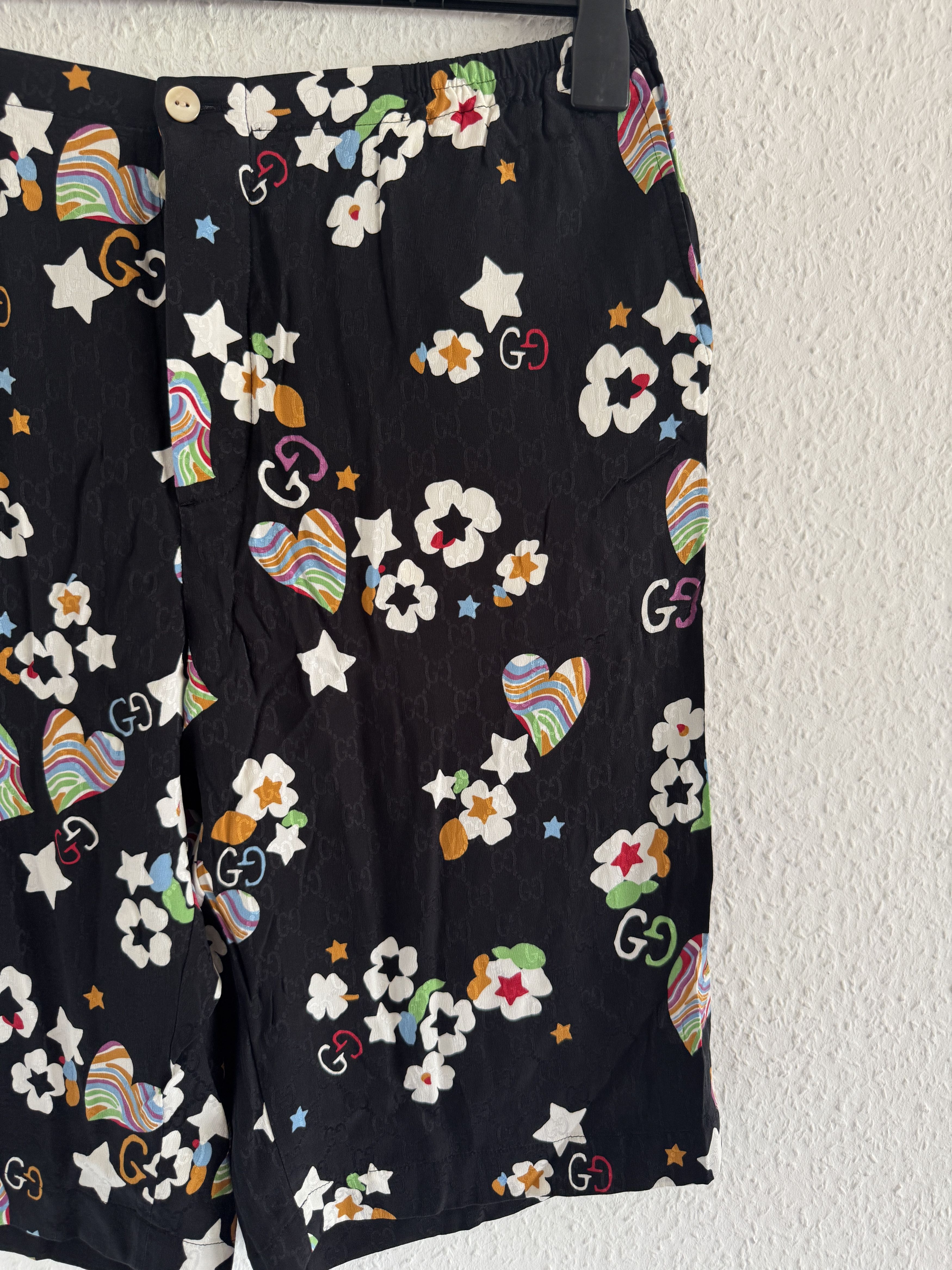 Gucci Fantasia Monogram Silk Shorts Size US 32 / EU 48 - 4 Thumbnail