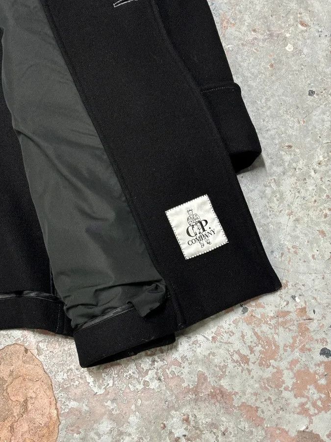 C.P. Company 2000s C.P. Company Black Wool Double-Breasted Coat Size US L / EU 52-54 / 3 - 10 Thumbnail