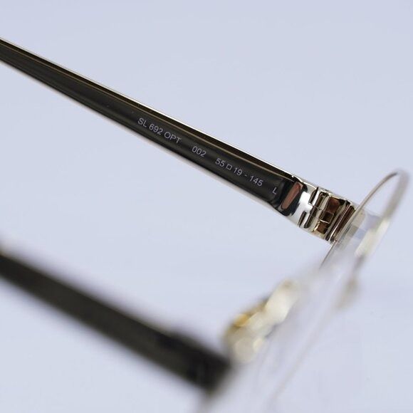 Saint Laurent Paris 🕶️ New Saint Laurent SL692 OPT 002 Eyeglasses - Gold Frame Size ONE SIZE - 8 Thumbnail