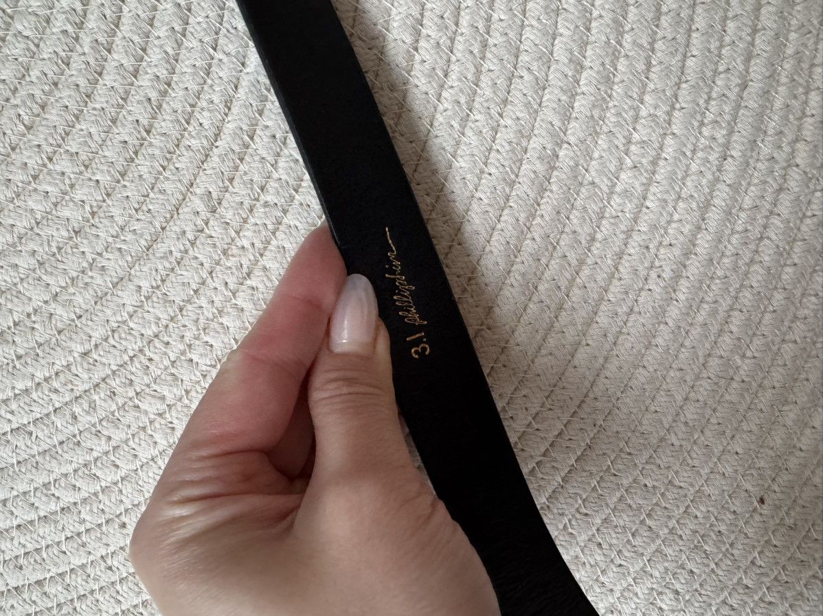 3.1 Phillip Lim 3.1 Phillip Lim Black Belt with gold hardware Size ONE SIZE - 3 Thumbnail