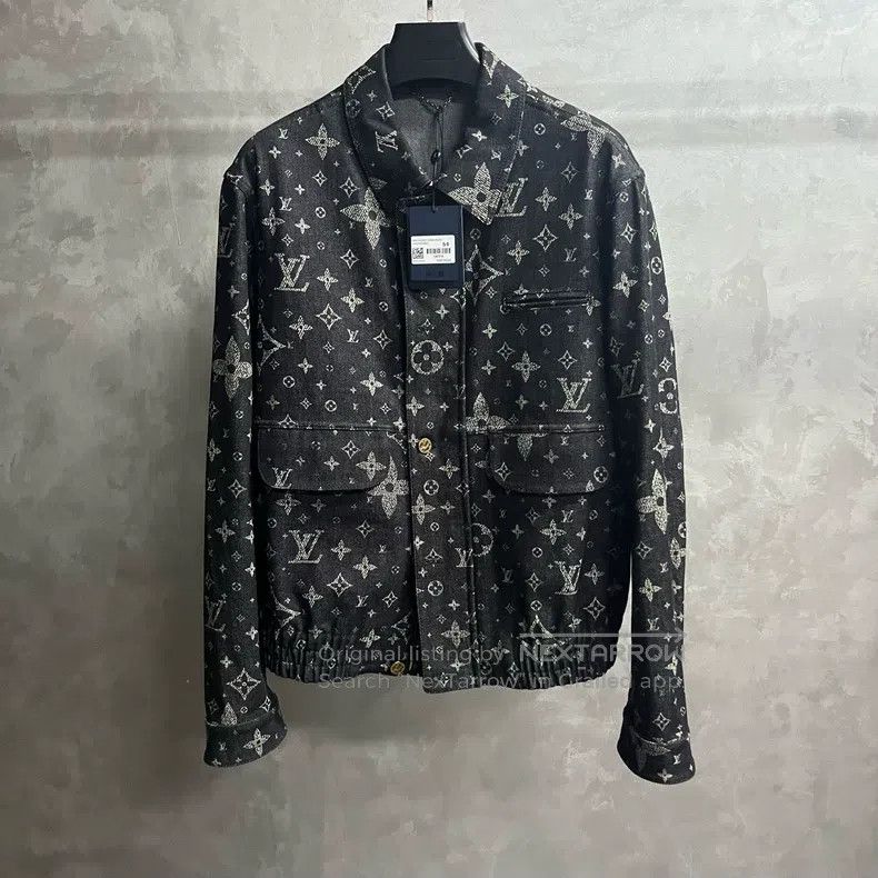 Louis Vuitton Louis Vuitton Black Gypsophila Splash Logo Full Printed Si Size US L / EU 52-54 / 3 - 1 Thumbnail
