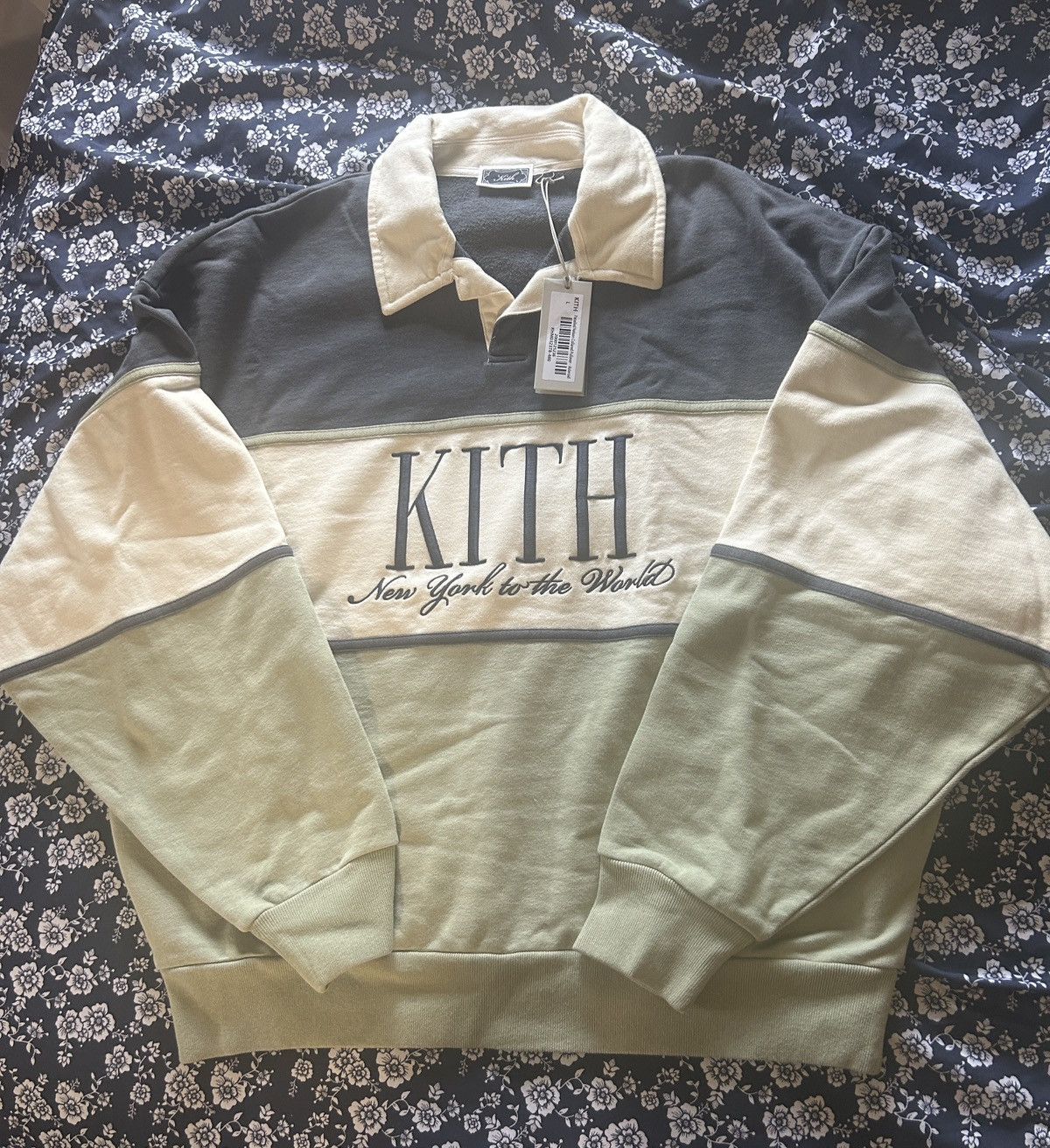 Kith Kith paneled Nelson collared pullover and crewneck bundle 