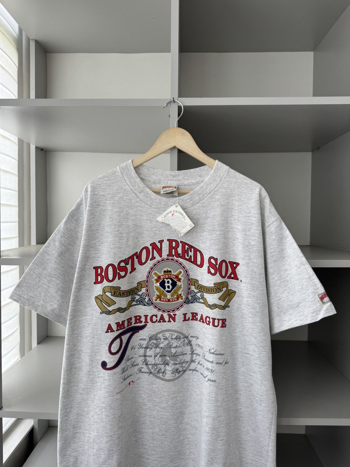 Nutmeg Nutmeg Mills American League Boston Red Sox MLB Vintage Tee Size US XL / EU 56 / 4 - 2 Thumbnail
