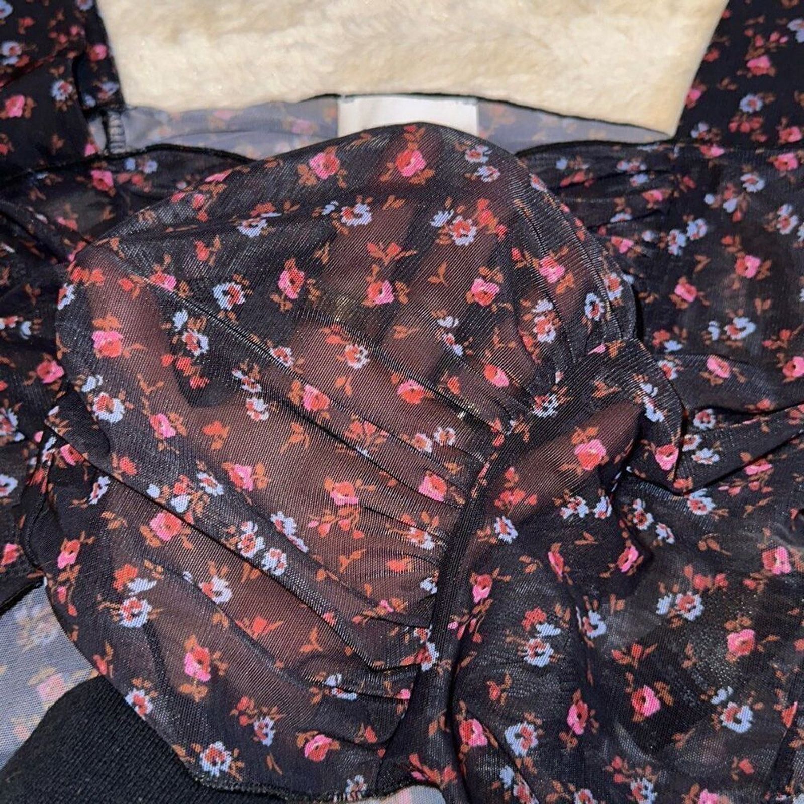Topshop Topshop Layered Sweetheart Neckline Crop Top | Sz 6 Size M / US 6-8 / IT 42-44 - 5 Thumbnail