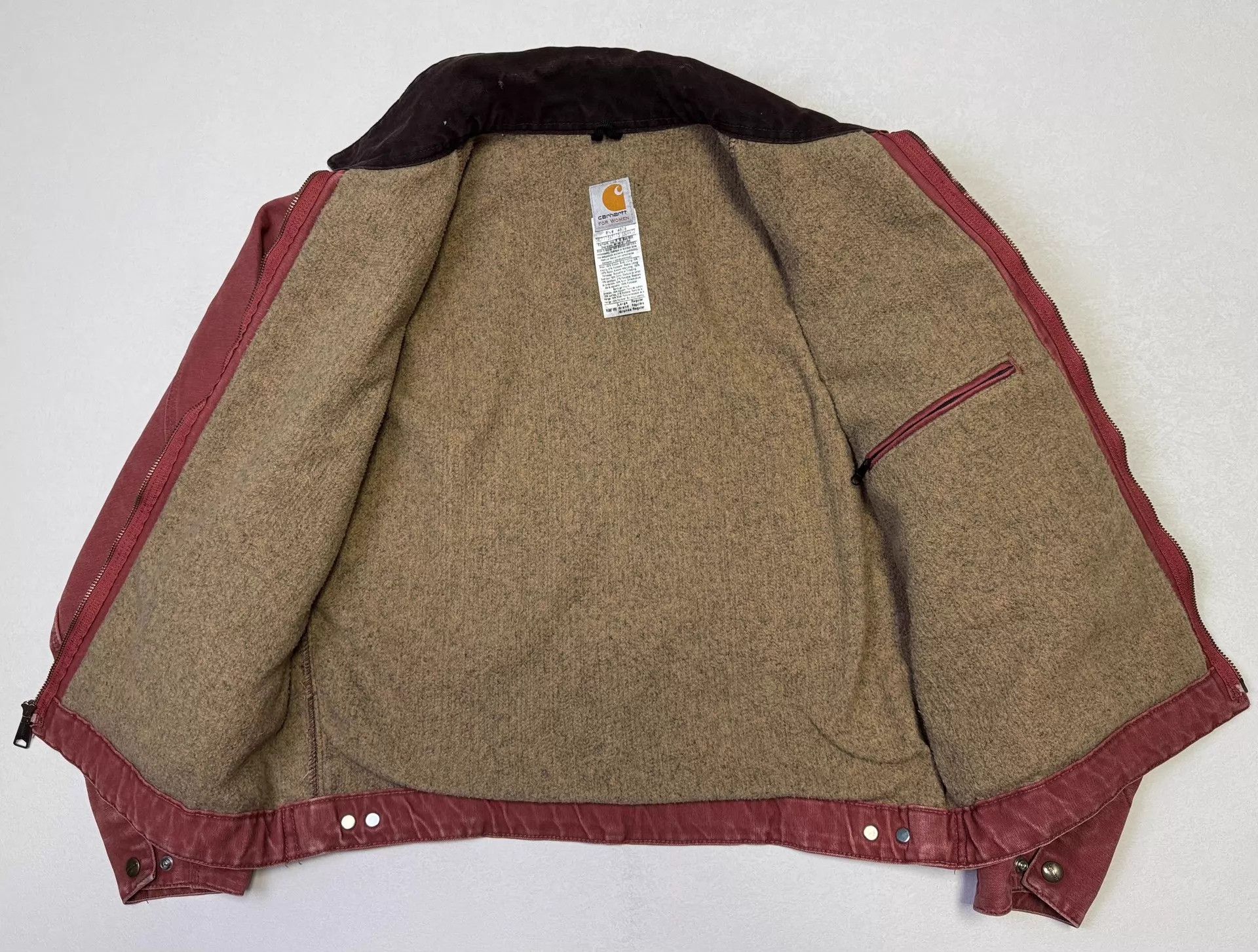 Carhartt Vintage Carhartt WJ097 VRS Detroit Jacket Salmon L Size US L / EU 52-54 / 3 - 4 Thumbnail