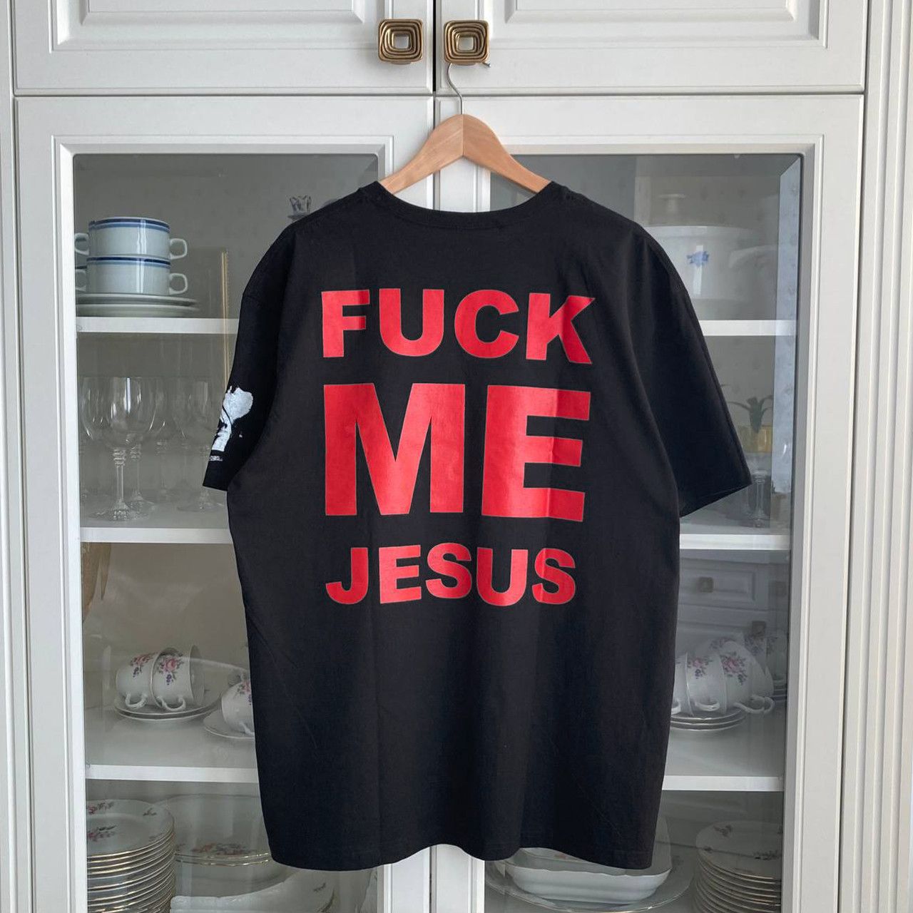 Band Tees T-shirt Marduk - Fuck me jesus / black metal Size US XL / EU 56 / 4 - 5 Thumbnail