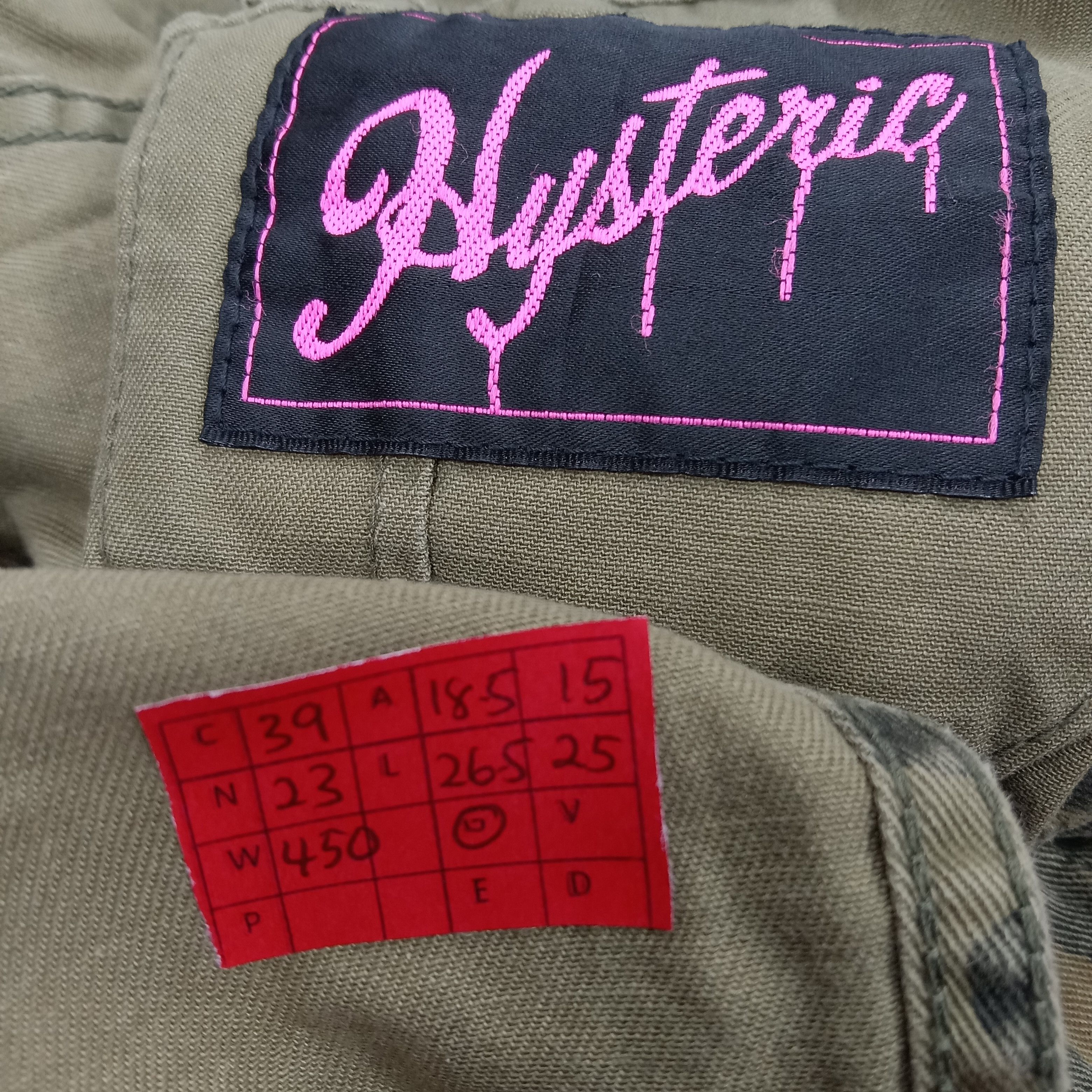 Hysteric Glamour × Japanese Brand × Vintage Hysteric Glamour Rock Punk Rare Camo Design Style Jacket Size XS / US 0-2 / IT 36-38 - 8 Thumbnail