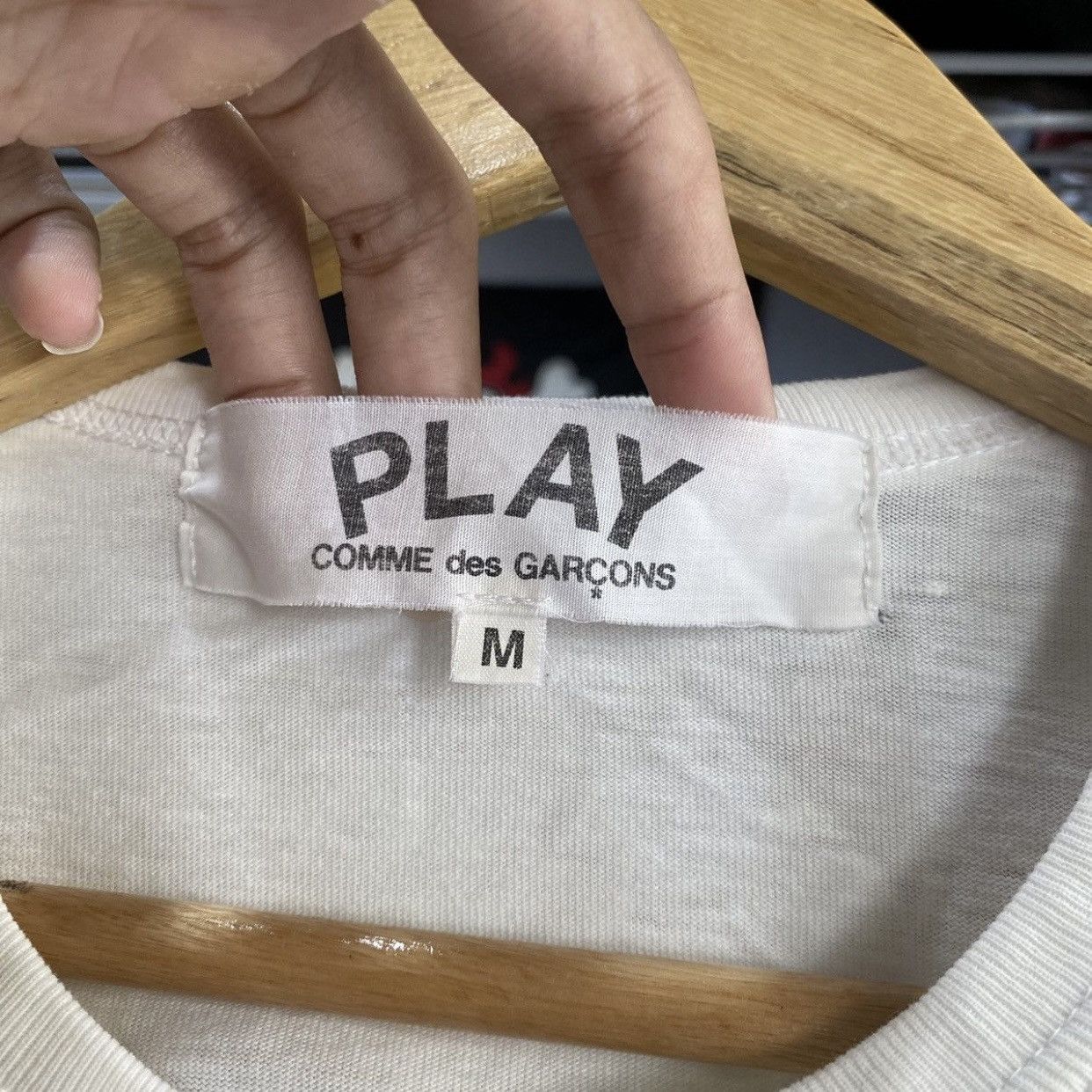 Comme des Garcons PLAY Comme des Garçons Play Sketch Heart Big Logo - Made in Japan Size US M / EU 48-50 / 2 - 10 Thumbnail