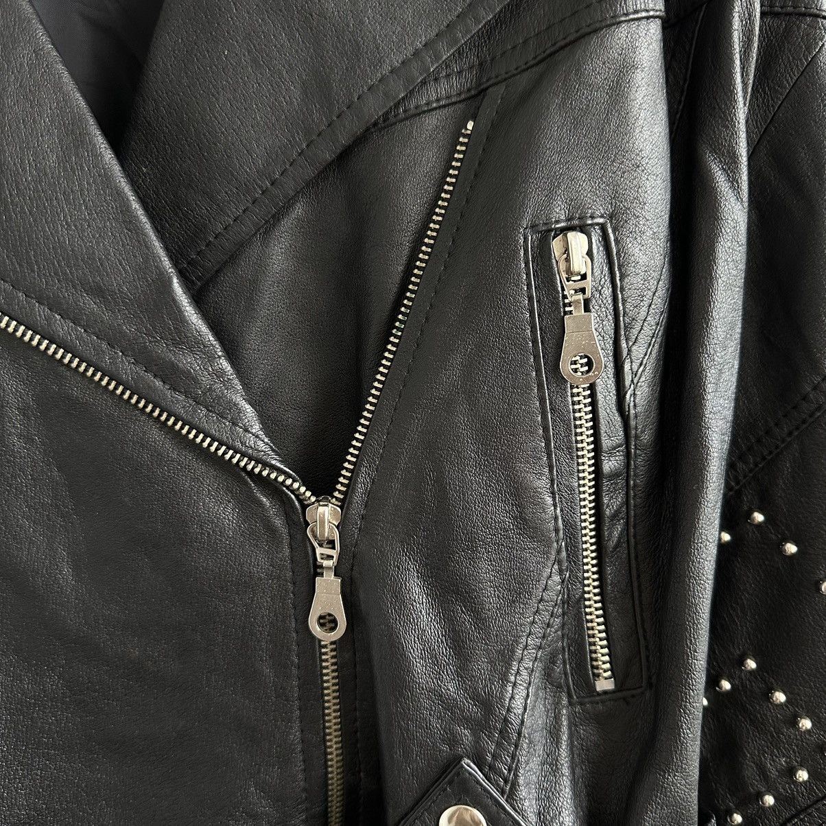 Japanese Brand × Vintage Vintage Japanese Style Moto Leather Jacket Style USA Y2K 90s Size S / US 4 / IT 40 - 7 Thumbnail