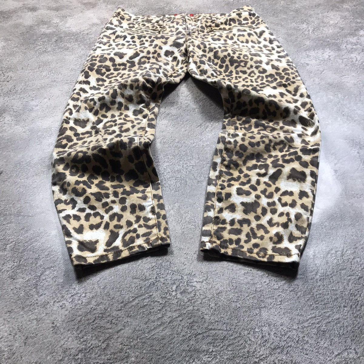 Vintage Vintage 90s Guess Leopard Baggy Parachute Pants Streetwear 3 Size 32" / US 10 / IT 46 - 1 Thumbnail