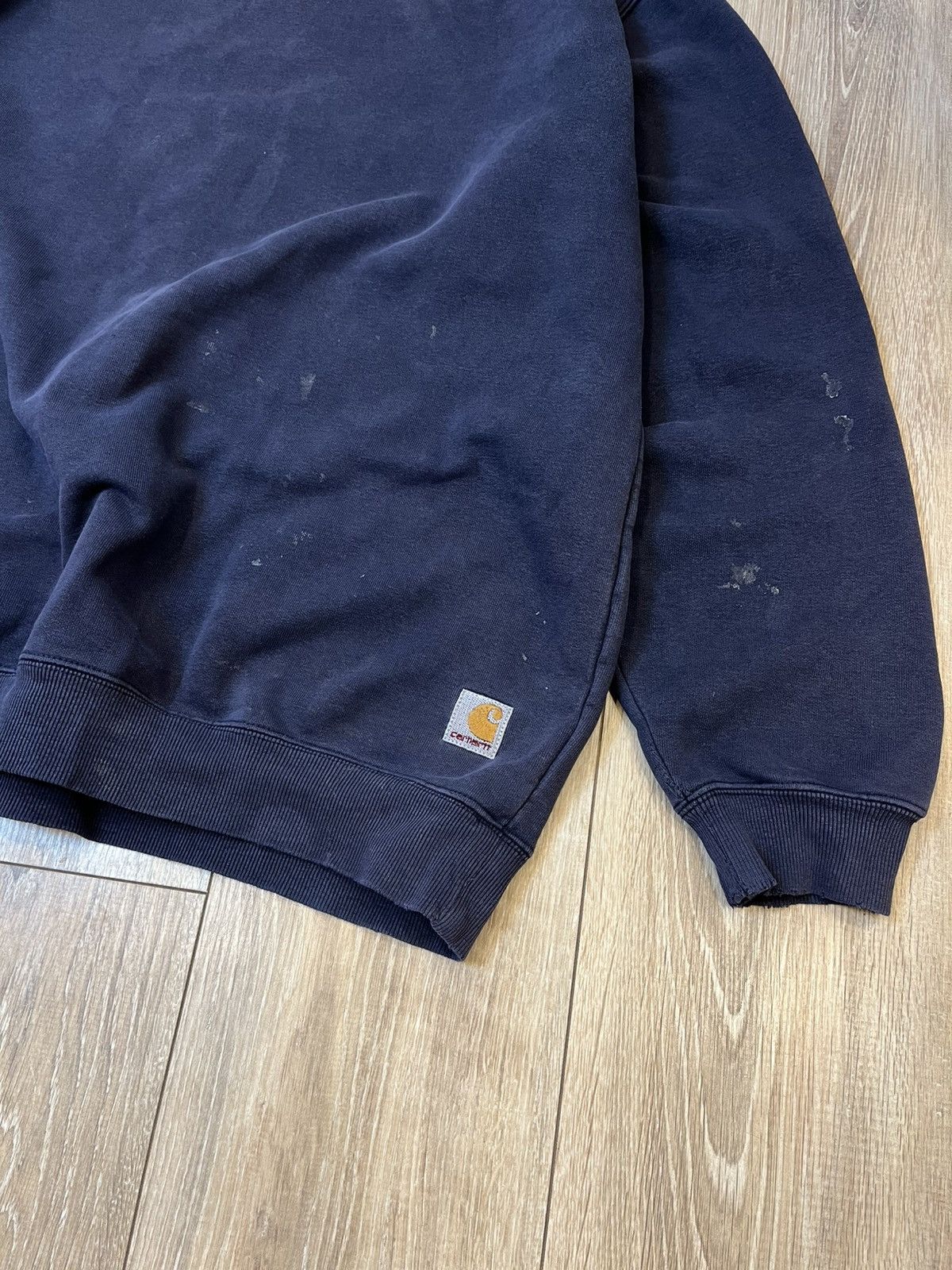 Carhartt 🌊CARHARTT VINTAGE BOXY FIT FADED DISTRESSED SWEATSHIRT Size US XL / EU 56 / 4 - 5 Thumbnail