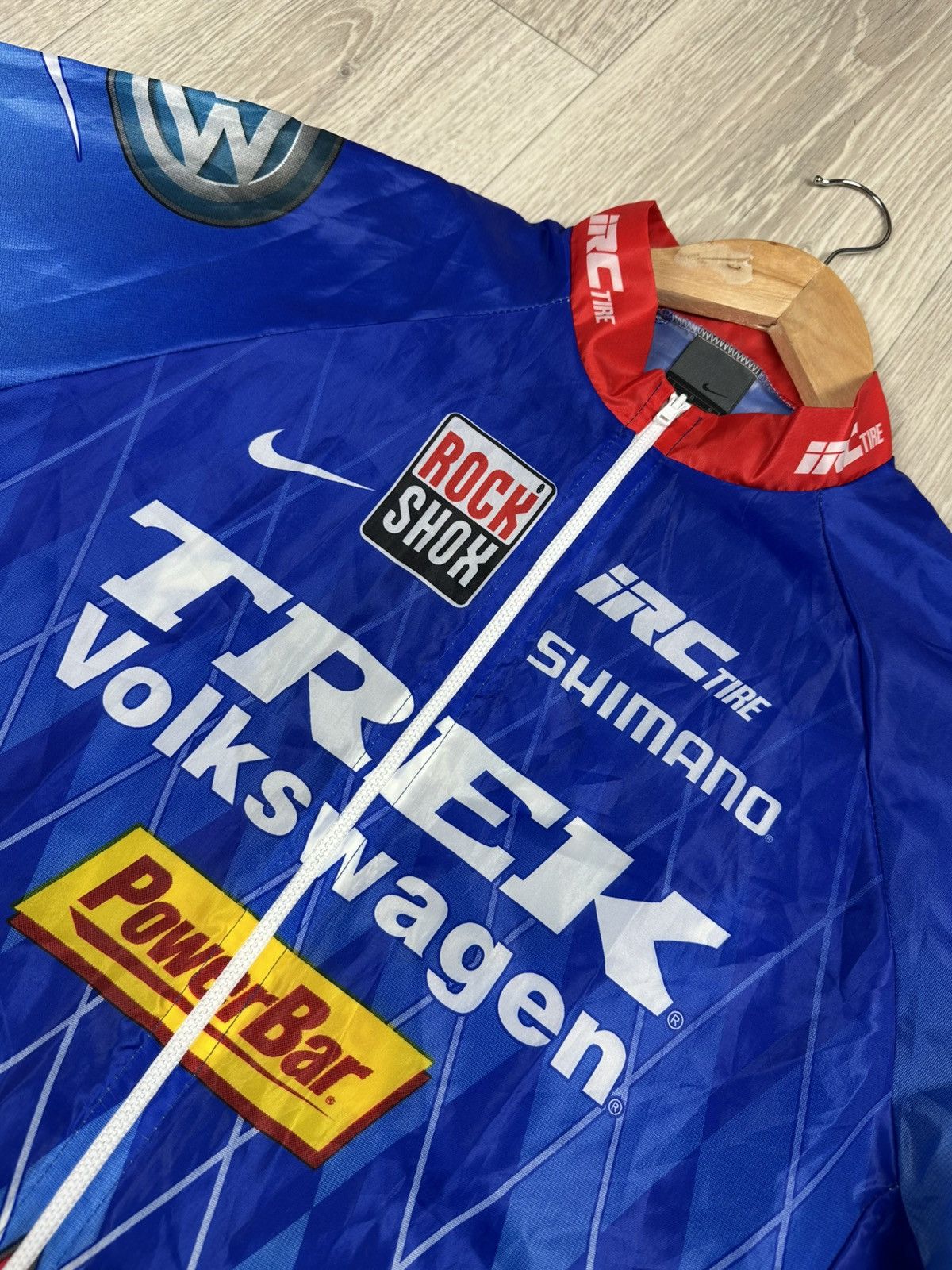 Nike × Vintage Nike Trek Volkswagen Vintage Cycling Jacket Windbreaker Size US L / EU 52-54 / 3 - 5 Thumbnail