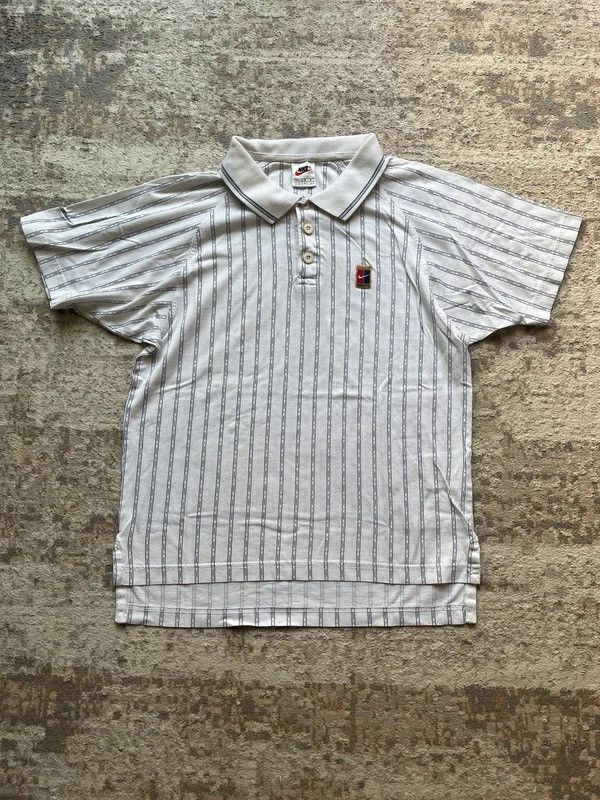 Nike Nike Tennis Court Polo Shirt Sz M Made in Thailand Size M / US 6-8 / IT 42-44 - 1 Thumbnail