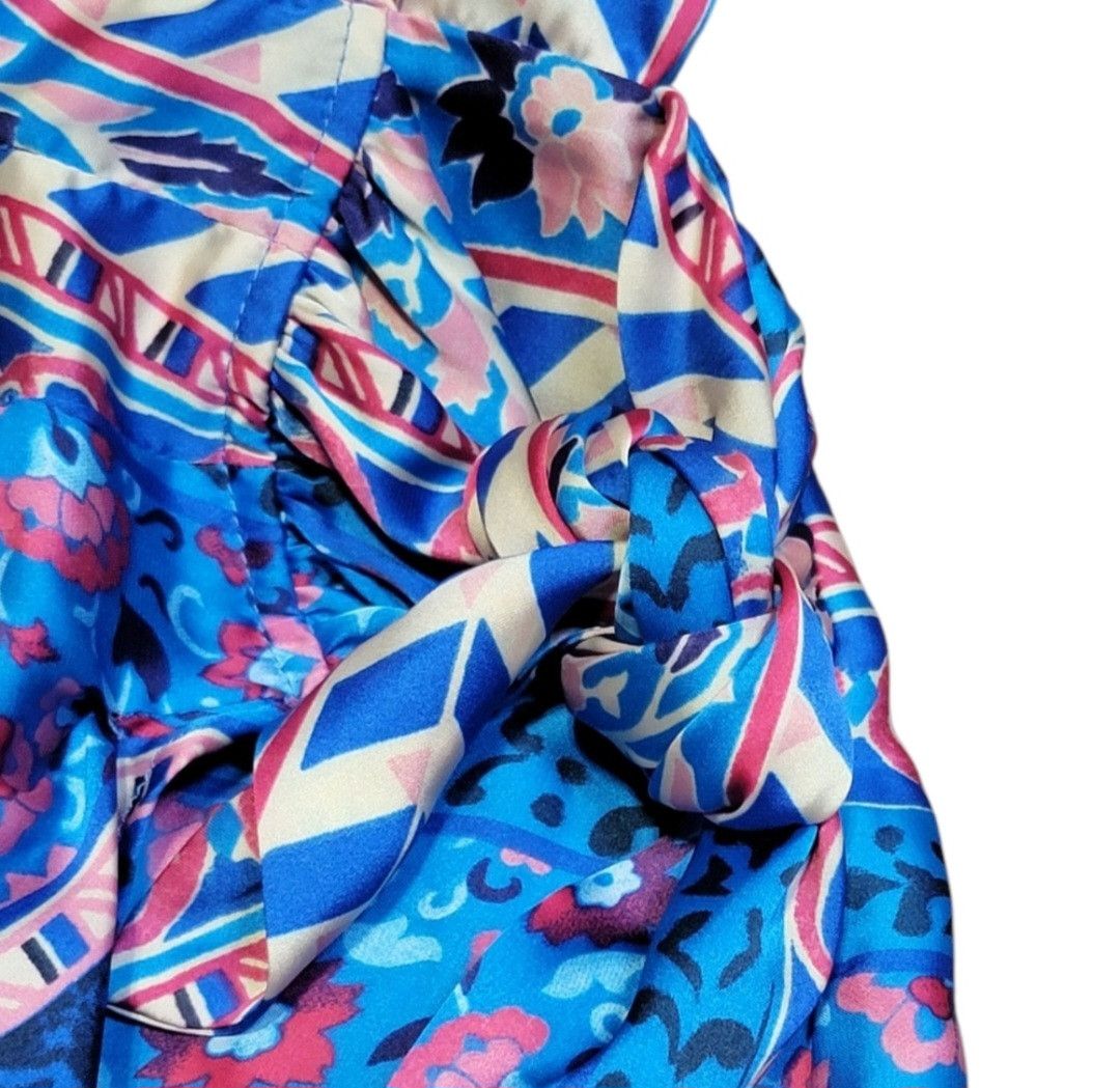 Zara ZARA Strappy Paisley Floral Print Scarf Mini Dress Size S / US 4 / IT 40 - 6 Thumbnail