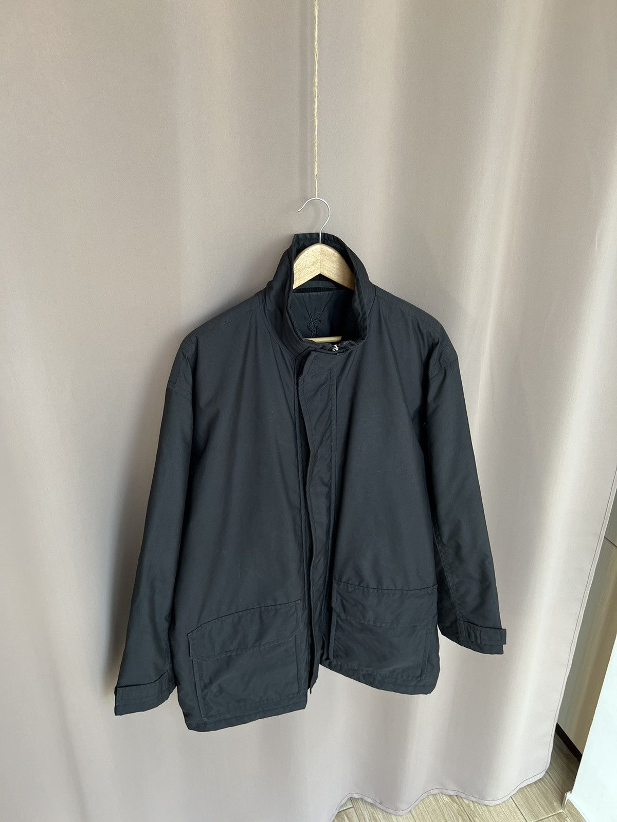 Vintage × Yves Saint Laurent Yves Saint Laurent Jacket Parka Pockets Mens Full Zip Size US L / EU 52-54 / 3 - 5 Thumbnail